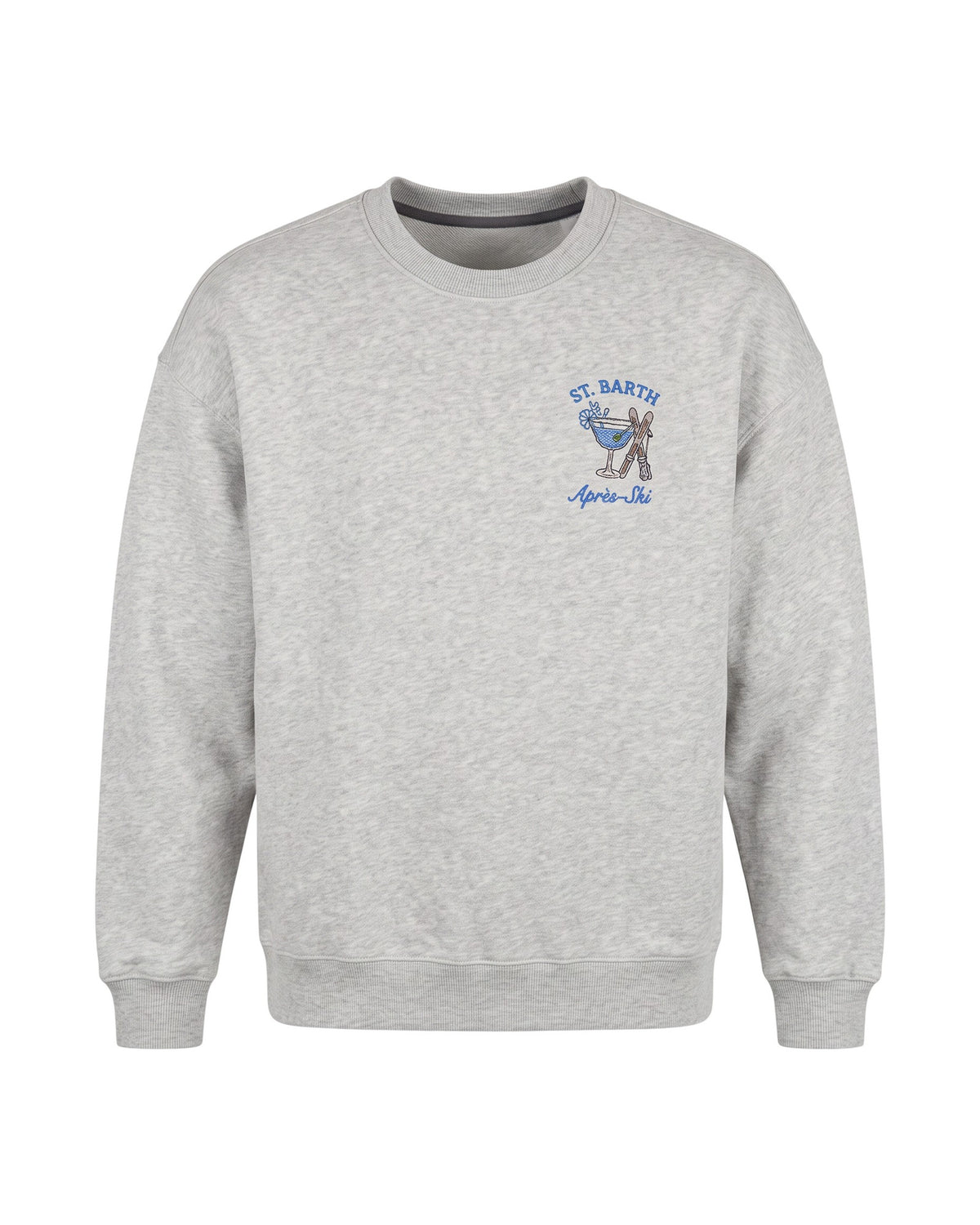 St. Barth Stardust Damen-Sweatshirt Après Ski hellgrau Bild 1