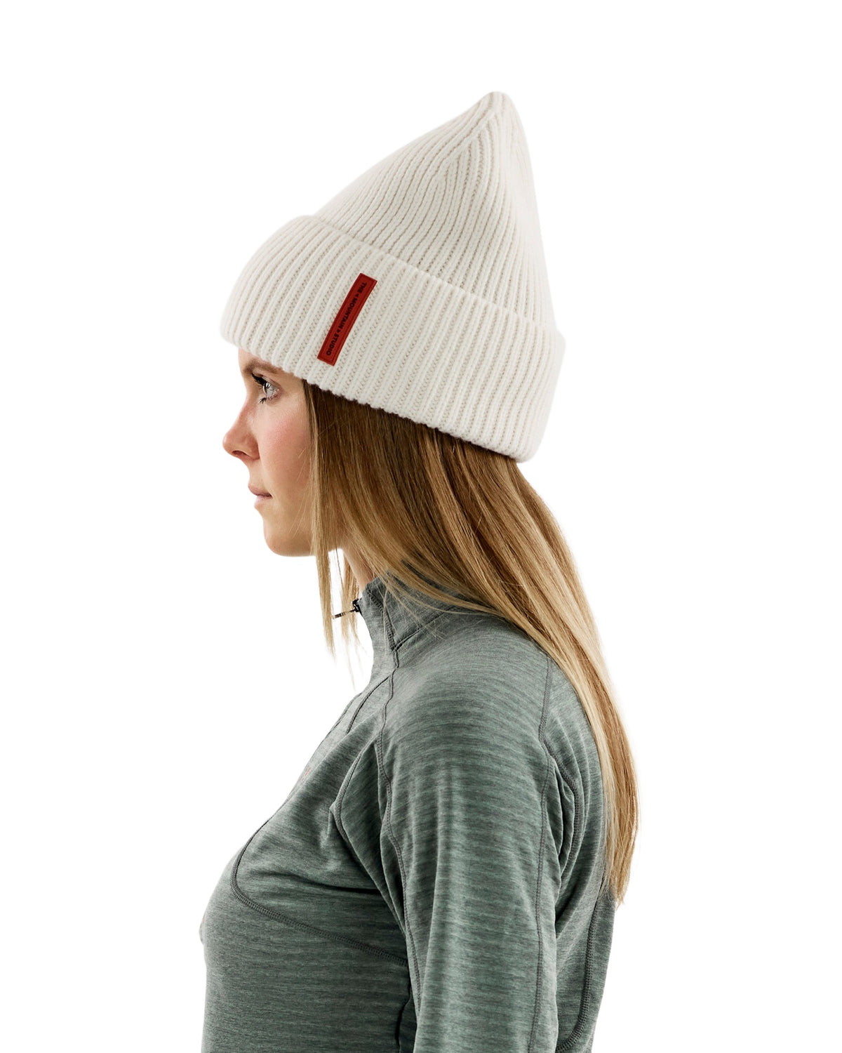 The Mountain Studio C-12 Are Unisex-Wollmütze Off-White Bild 3