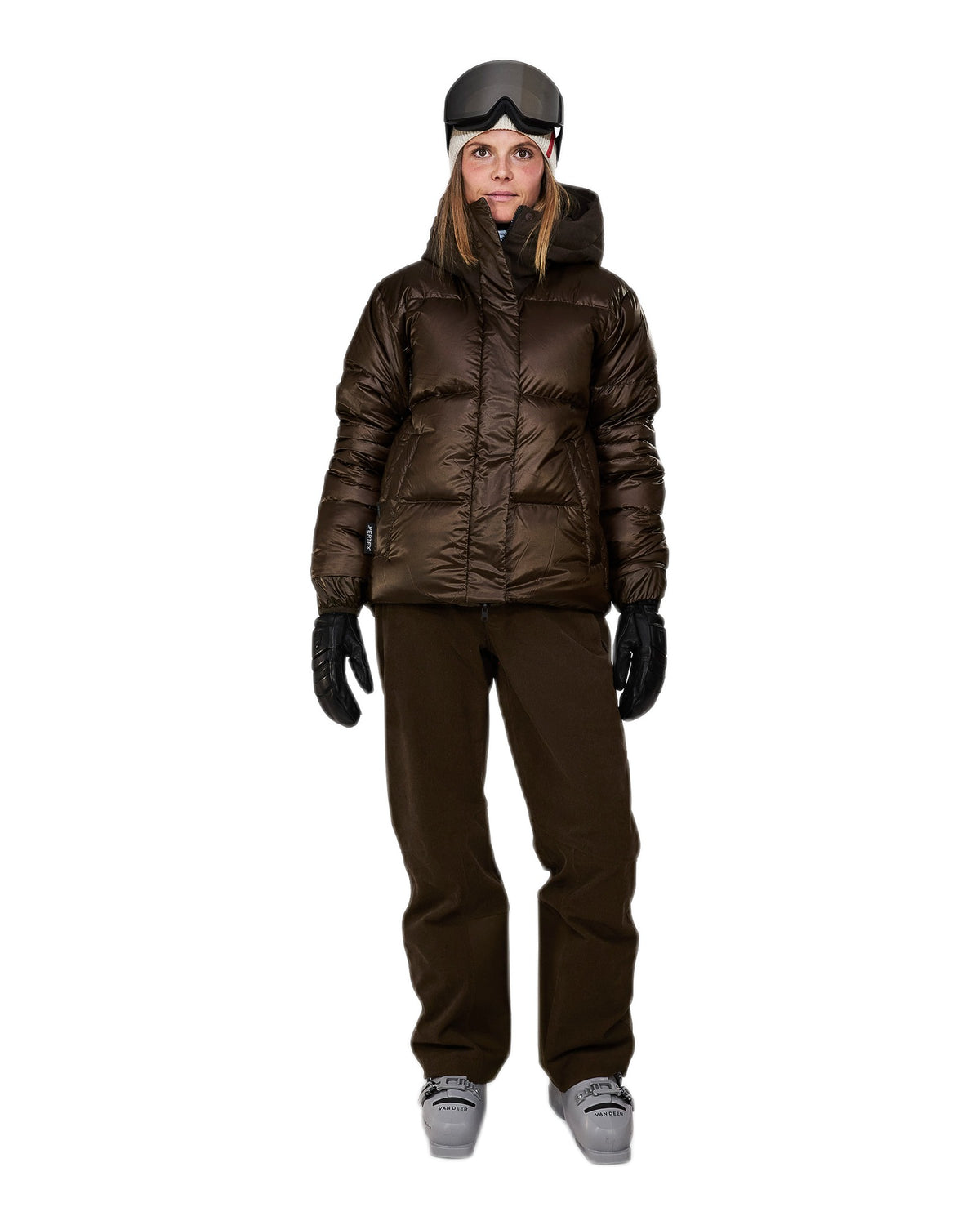 The Mountain Studio D-5 WC Damen-Daunenjacke braun Bild 13