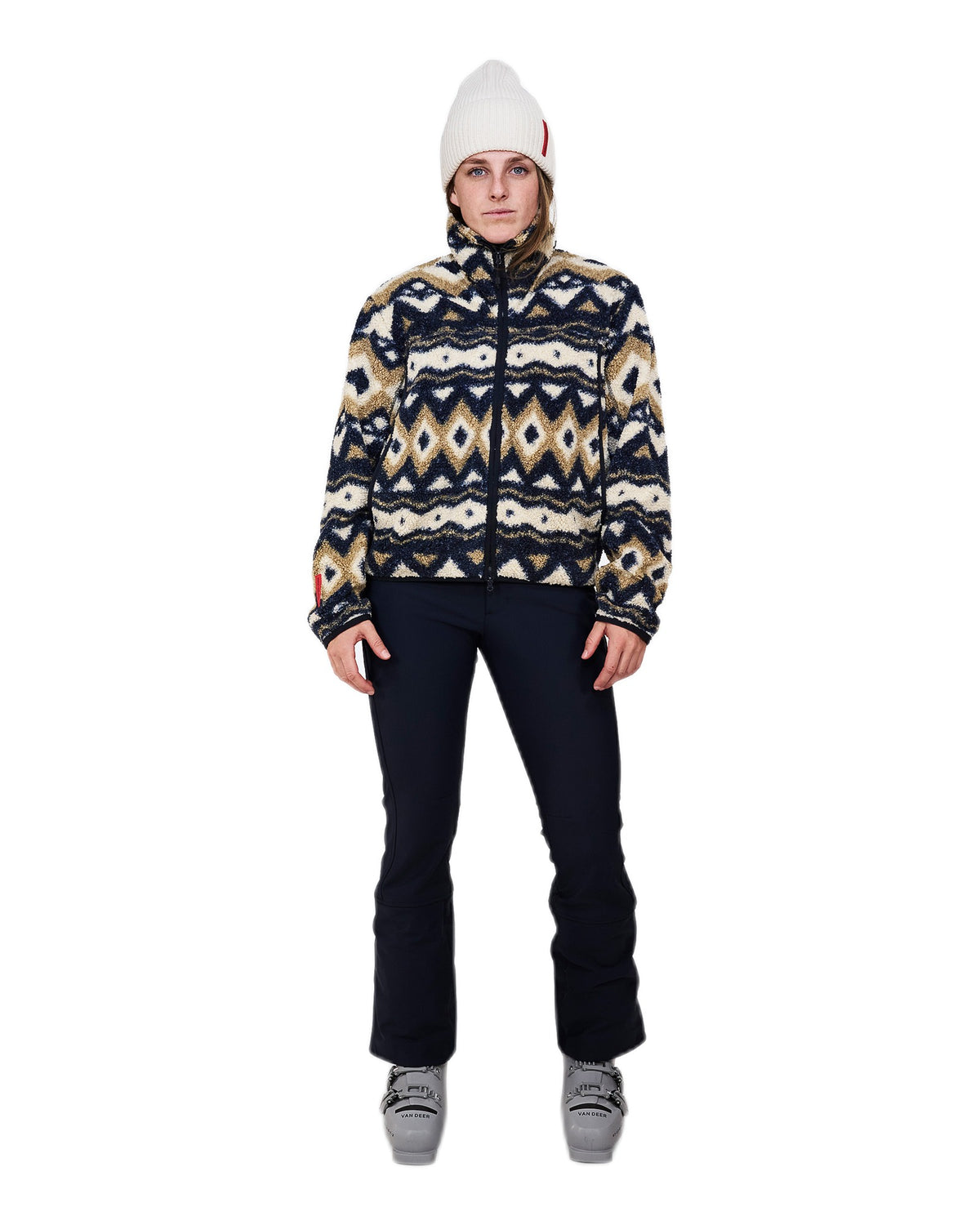 The Mountain Studio E-9 W Damen-Fleecejacke dunkelgrün Bild 3