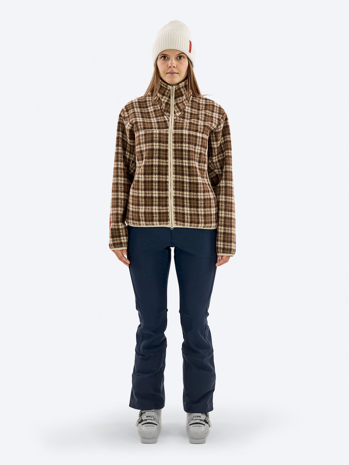 The Mountain Studio E-9 W Midlayer Damen braun braun Bild 2