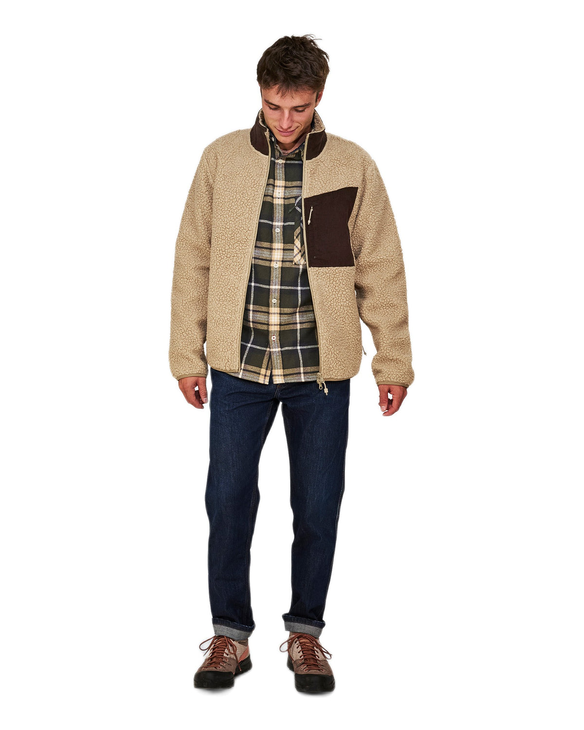 The Mountain Studio M-11 C Herren-Fleecejacke dunkelgrün Bild 7