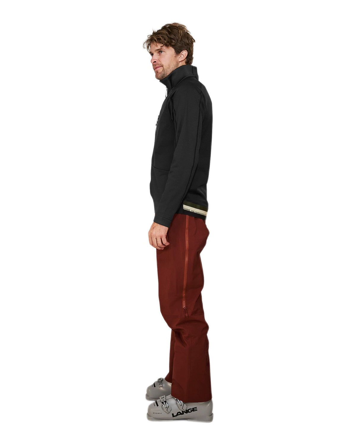 The Mountain Studio M-8 Herren-Fleecepullover schwarz Bild 3