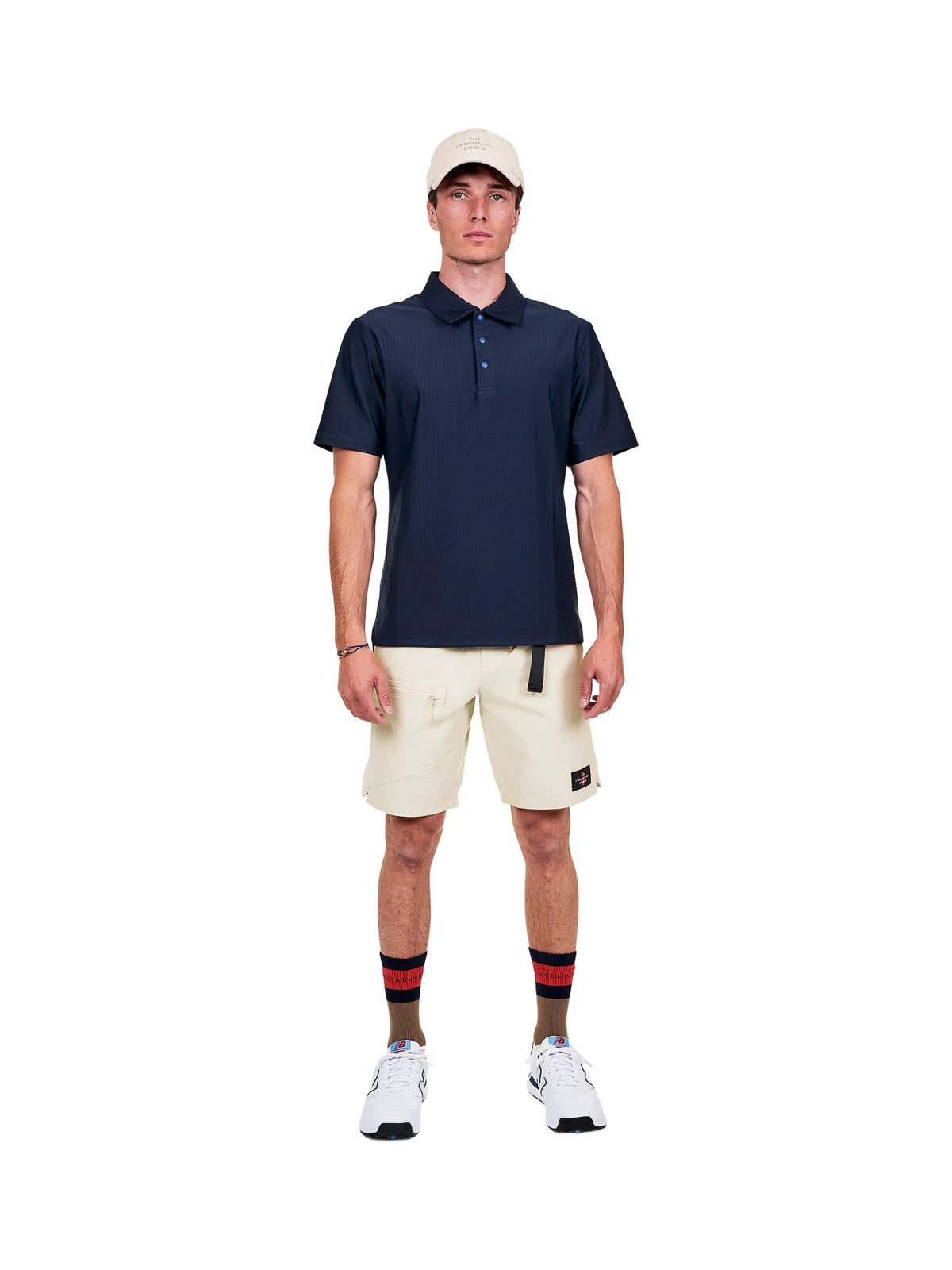 The Mountain Studio Q-11 Poloshirt Herren dunkelblau dunkelblau Bild 1