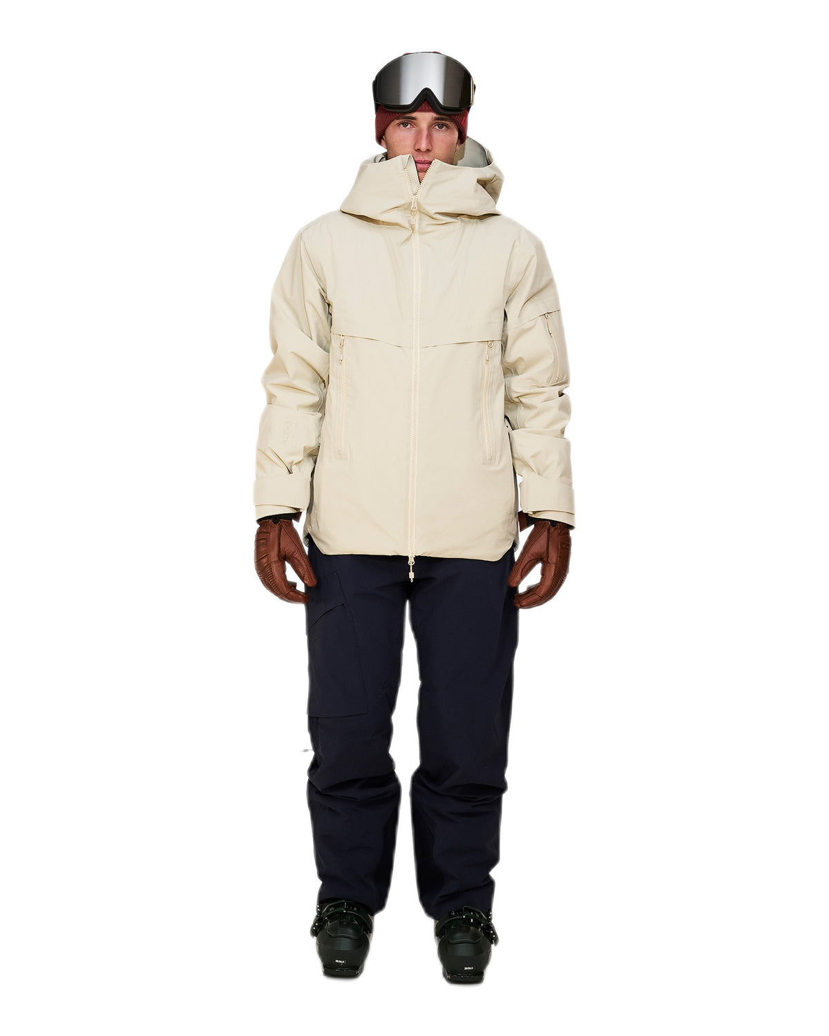The Mountain Studio S-8 ALP-3 3L PrimaLoft Herren-Skijacke beige Bild 3