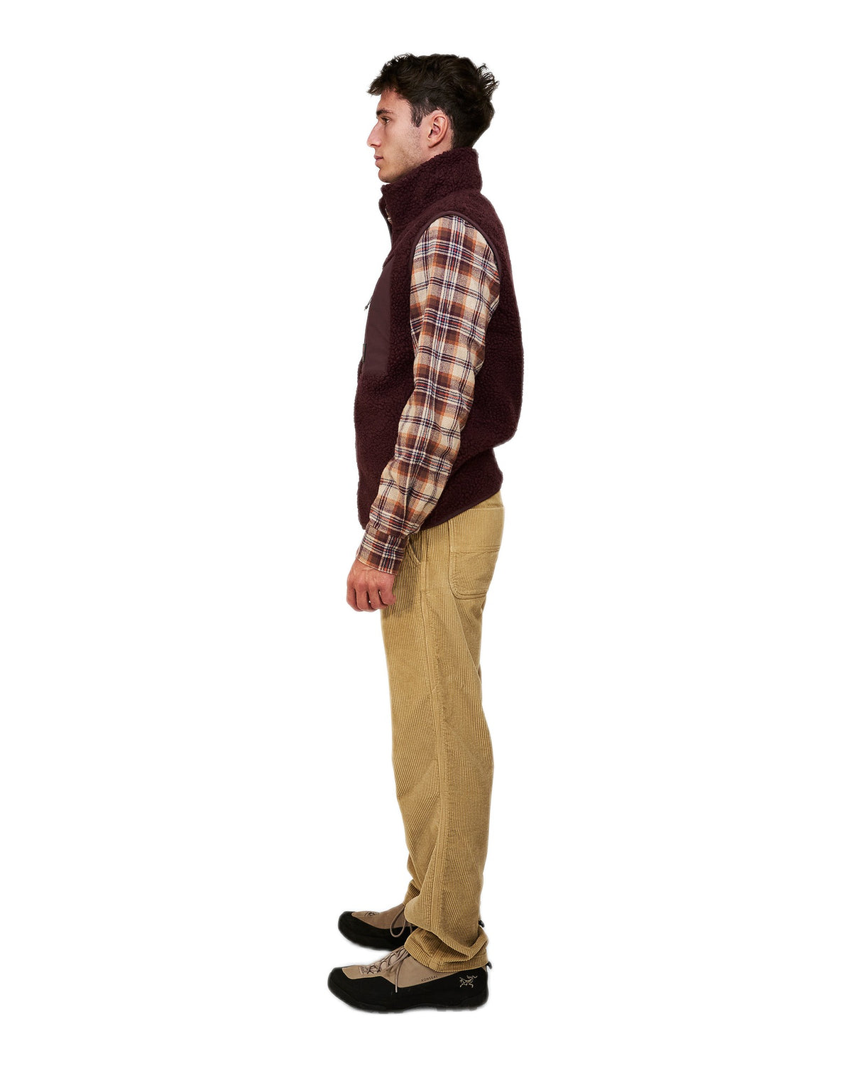 The Mountain Studio V-5 Herren-Fleeceweste braun Bild 4