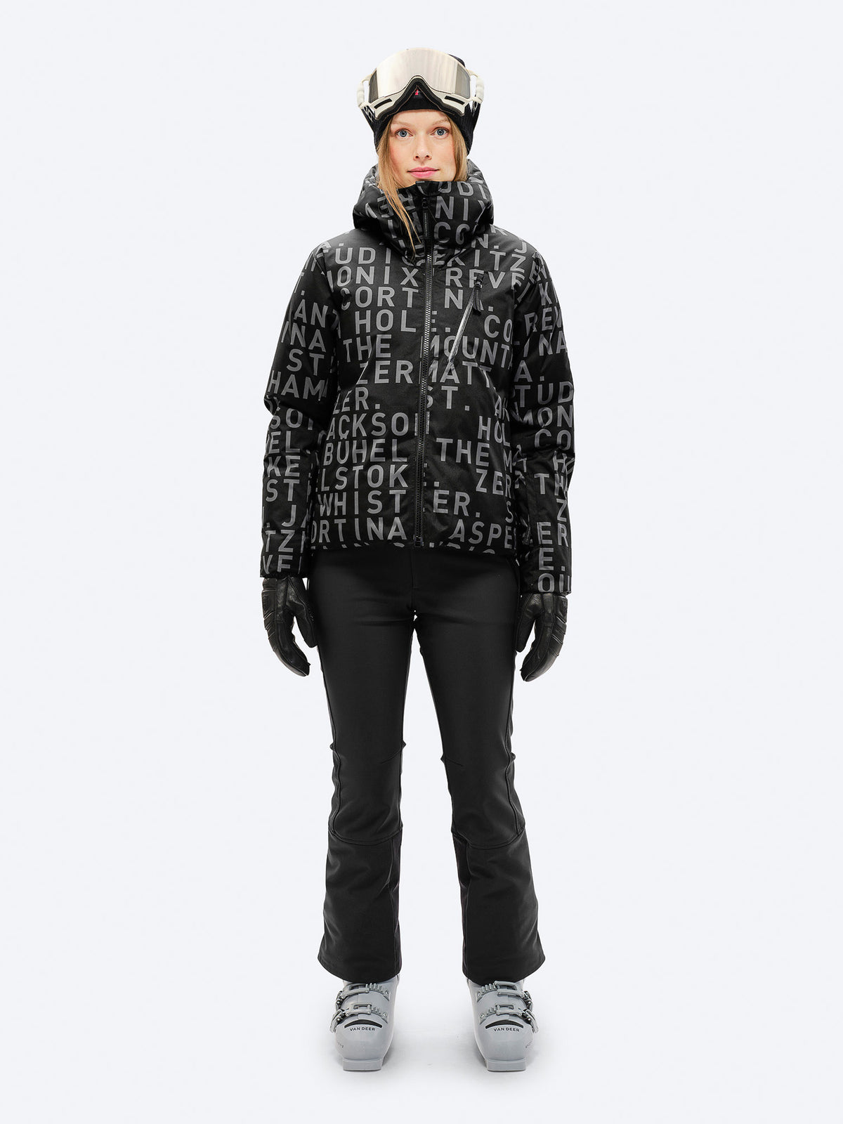The Mountain Studio W.Pertex Down Jacket Damen schwarz schwarz Bild 5