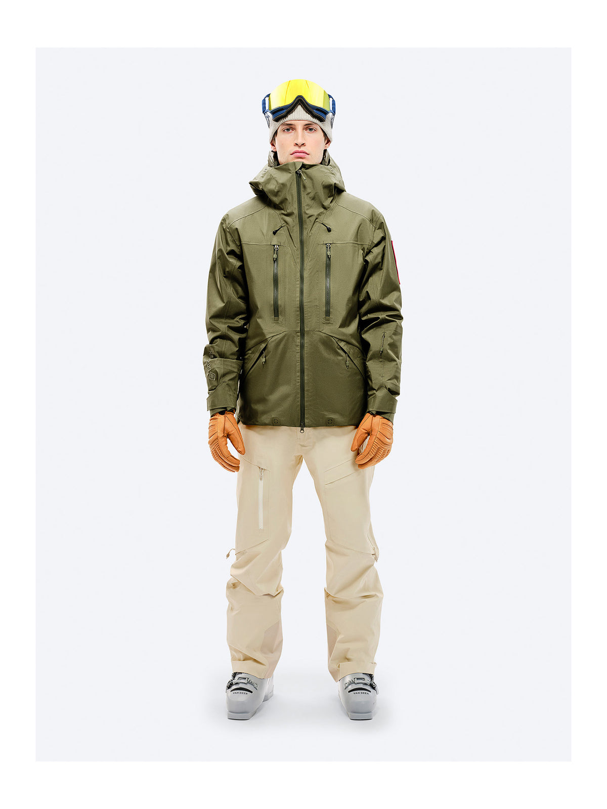 The Mountain Studio Z-2 HD Hard-Shelljacke Herren grün dunkelgrün Bild 3