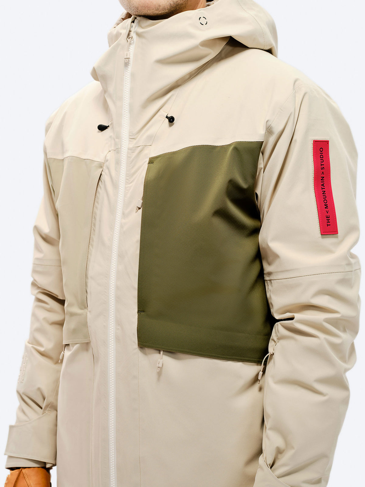 The Mountain Studio Z-5 Herren-Skijacke – Sky Captain-Castle Wall dunkelblau/weiss Bild 12