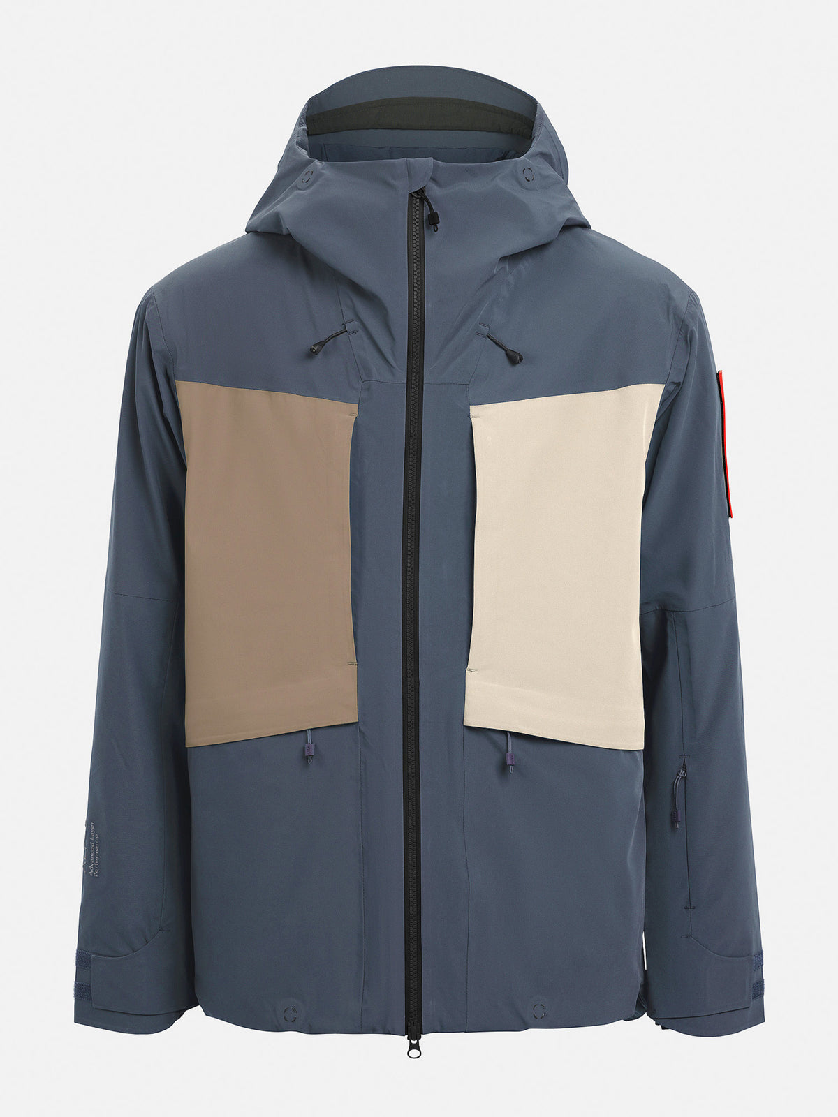 The Mountain Studio Z-5 Herren-Skijacke – Sky Captain-Castle Wall dunkelblau/weiss Bild 24