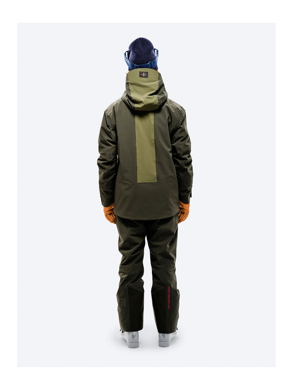 The Mountain Studio Z-5 Herren-Skijacke – Sky Captain-Castle Wall dunkelblau/weiss Bild 21