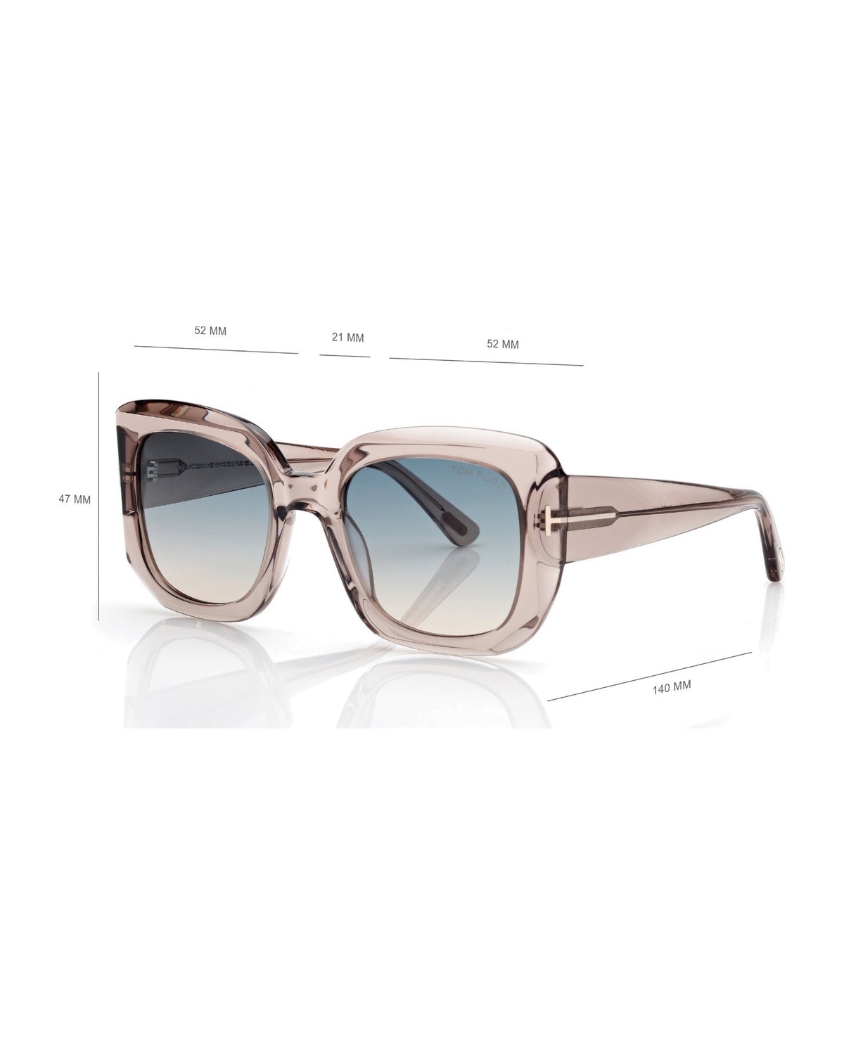 Tom Ford Carla-02 Damen-Sonnenbrille braun Bild 4