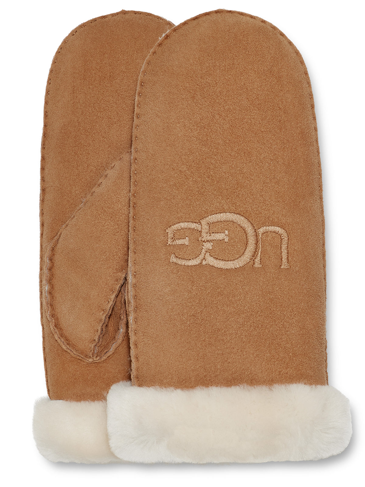 UGG Sheepskin Embroider Damen-Fäustlinge braun Bild 1
