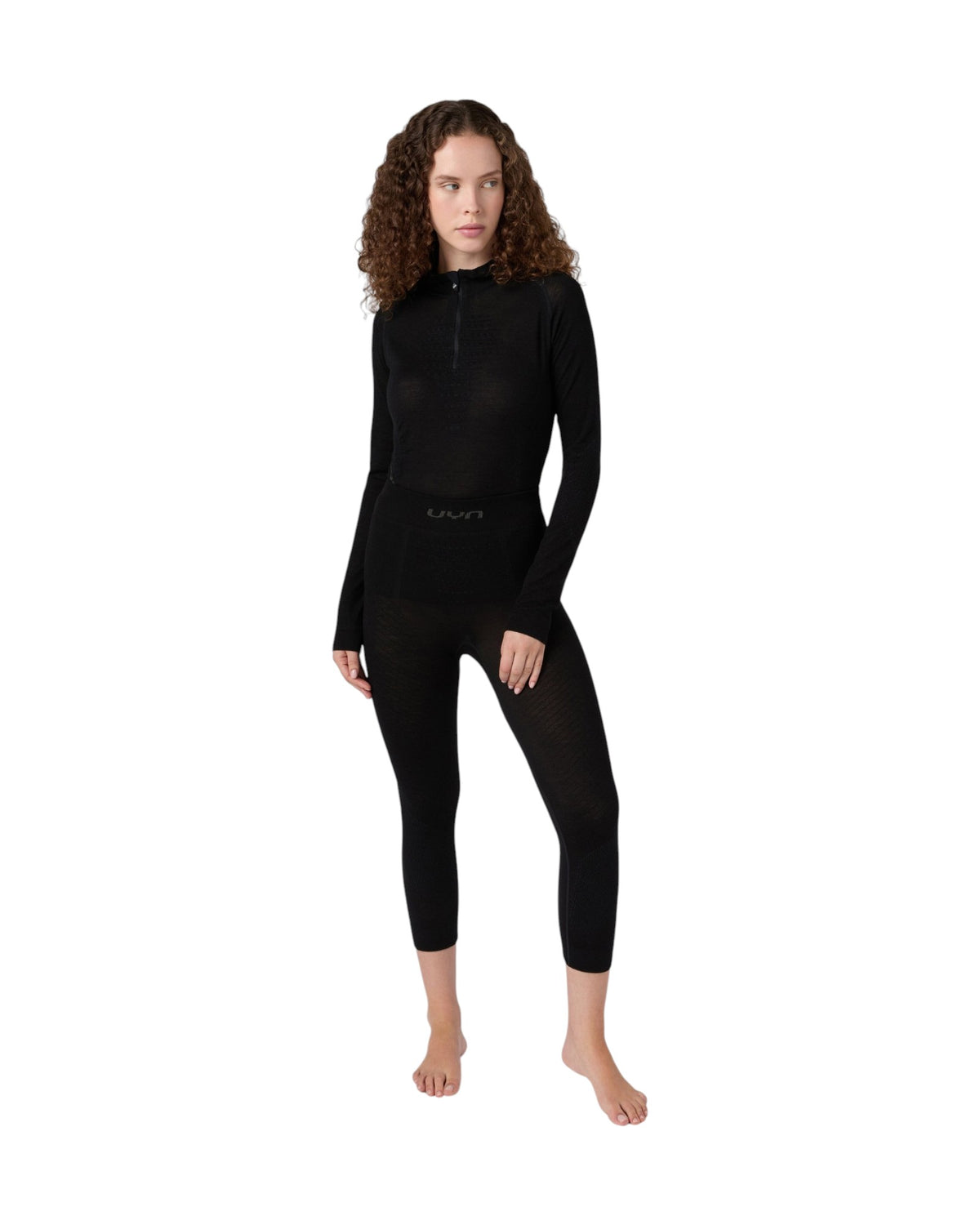 UYN Fusyon Biotech Damen-3/4-Thermohose schwarz Bild 2