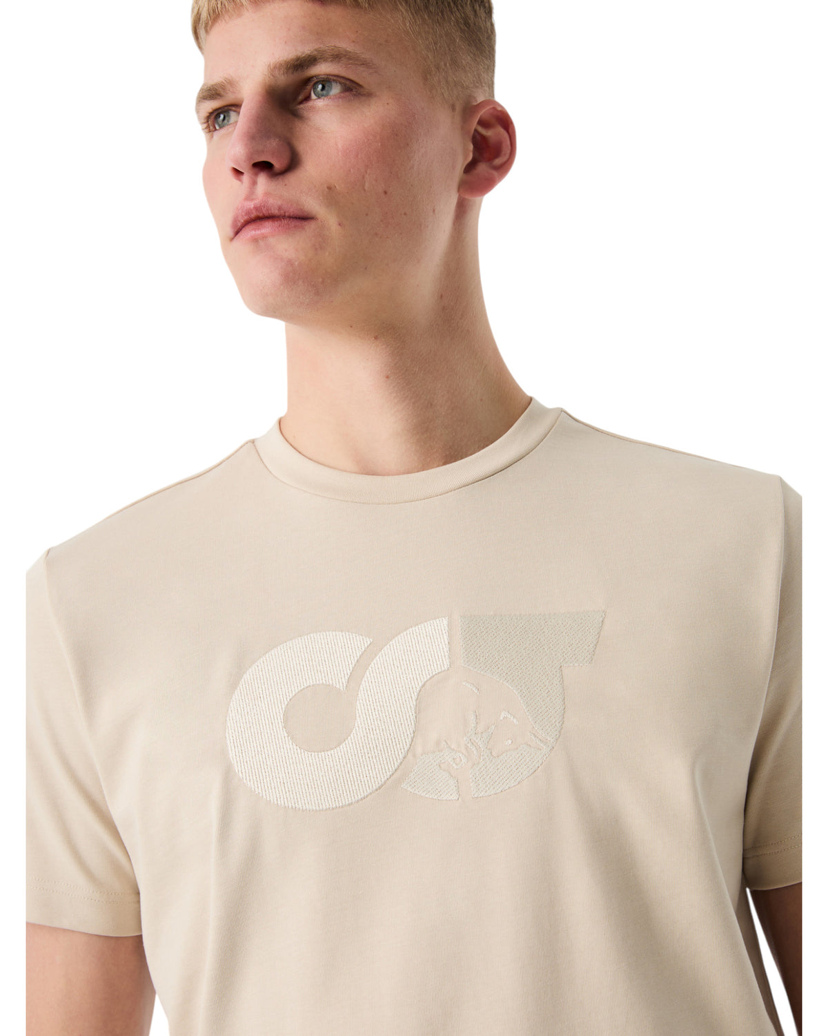 AlphaTauri JILLE Herren-T-Shirt Beige Bild 6