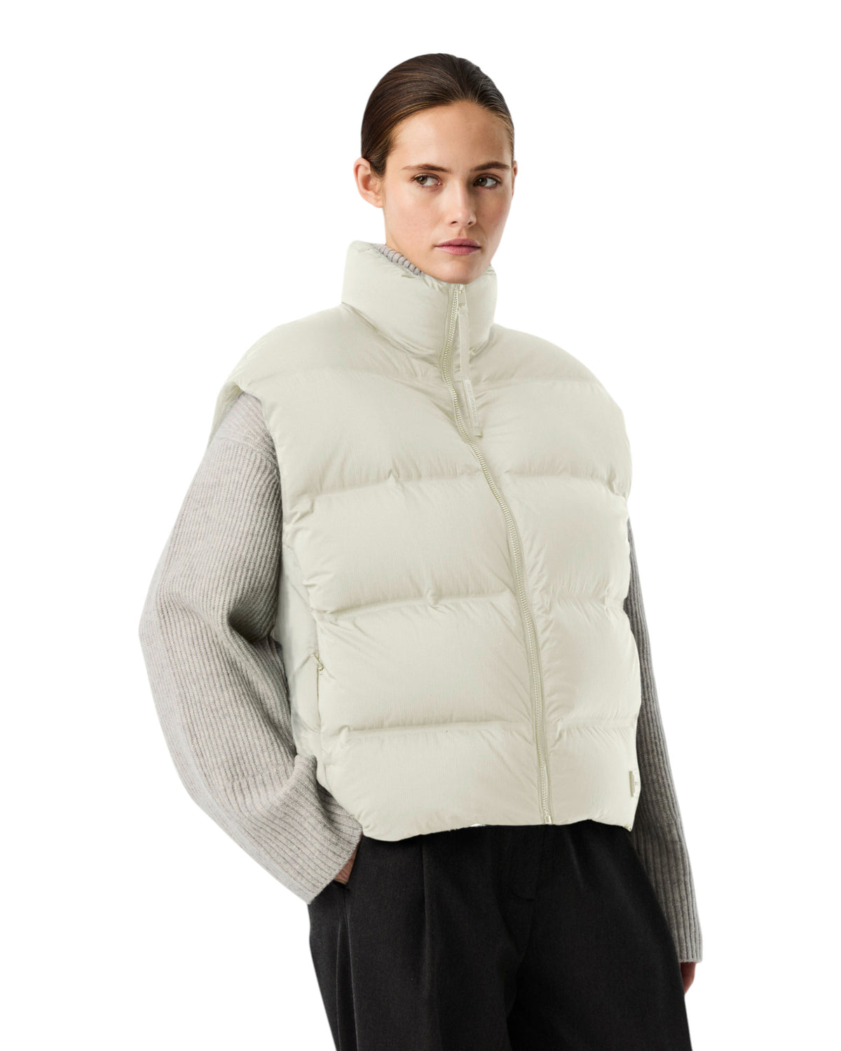 AlphaTauri OAVENNA Damen-Daunenweste Beige Bild 3