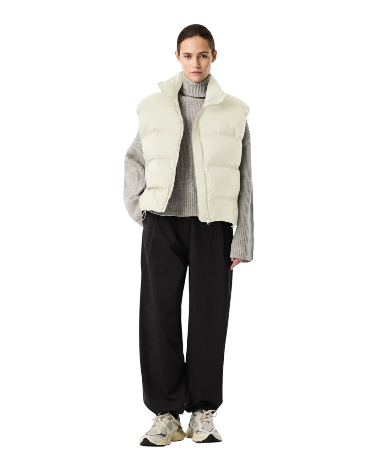 AlphaTauri OAVENNA Damen-Daunenweste Beige Bild 4