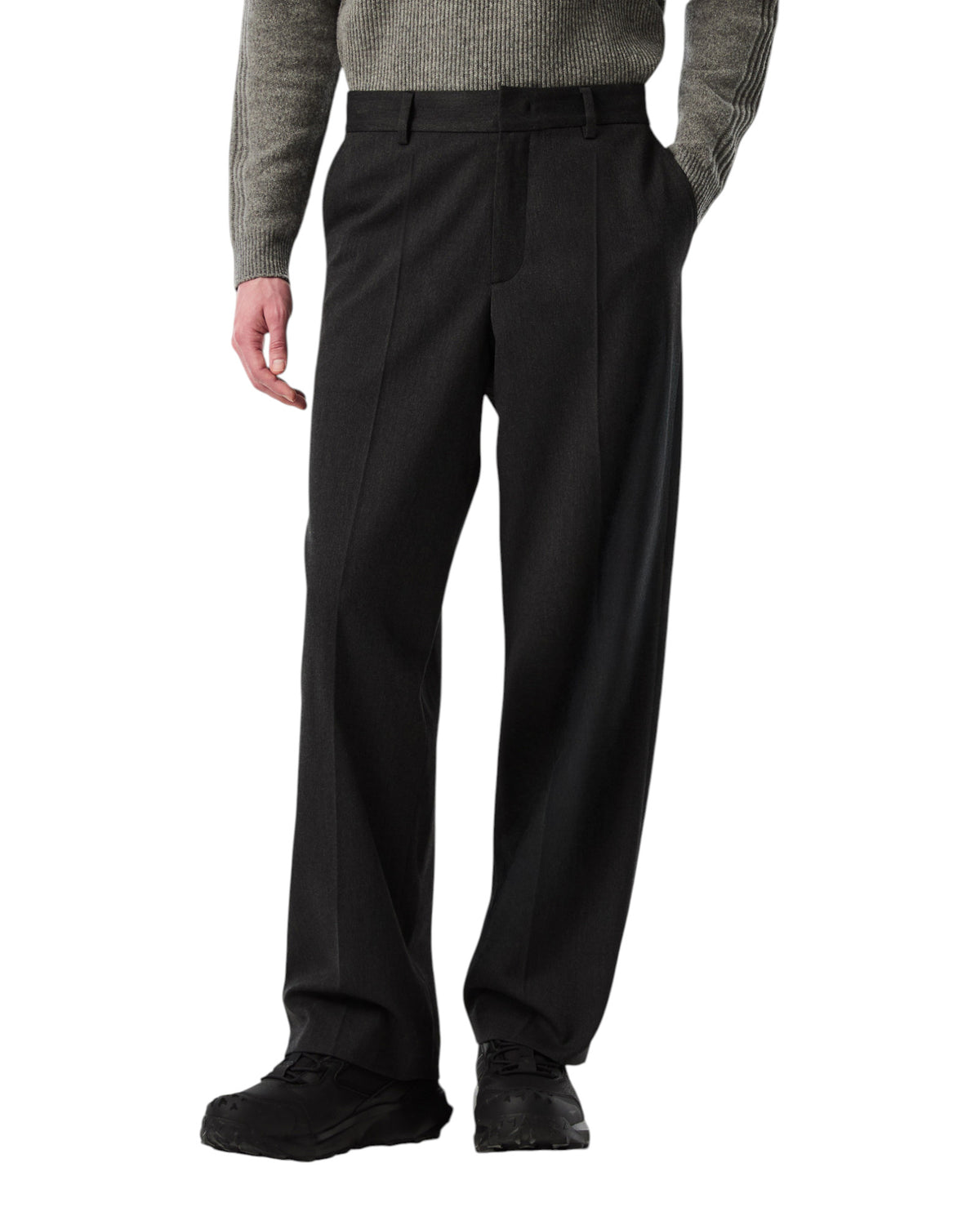 AlphaTauri PERVAL Herren-Hose Dunkelgrau meliert Bild 3