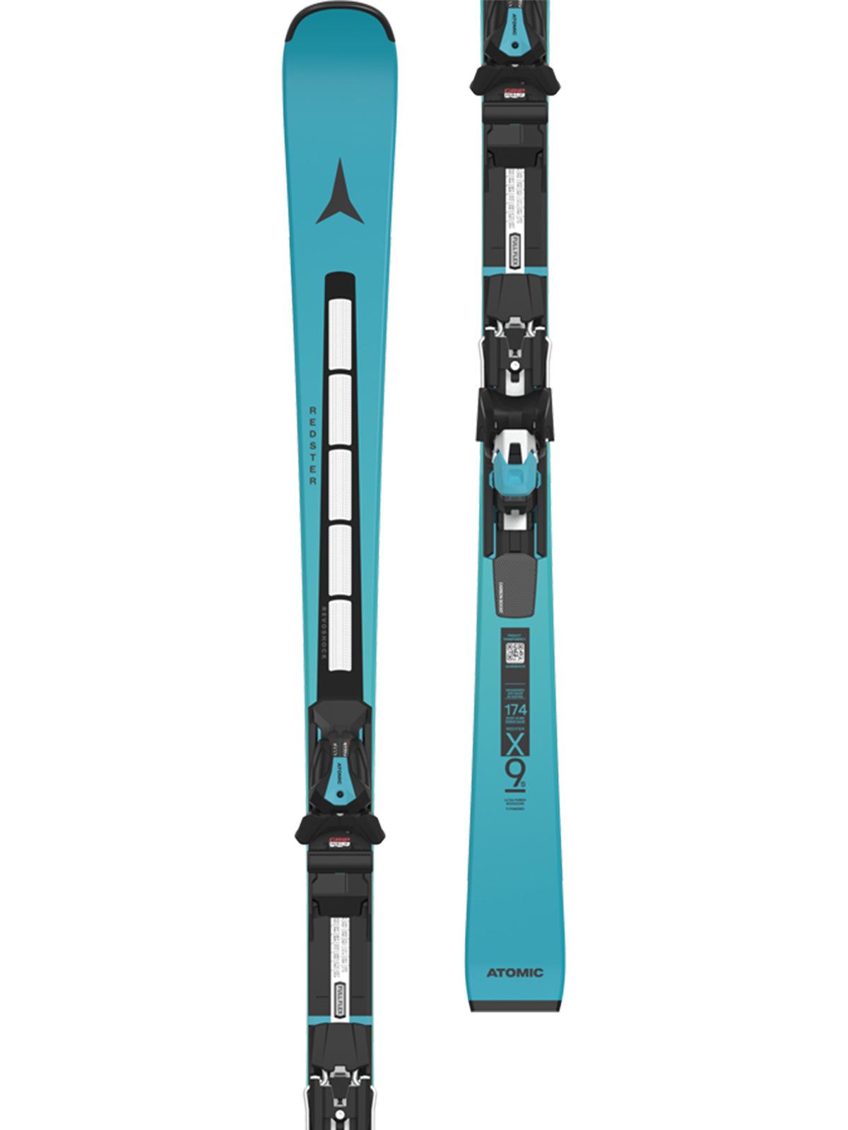 Atomic Redster X9s Revoshock S + I 12 GW Piste Skis Unisex black/turquoise Image 6