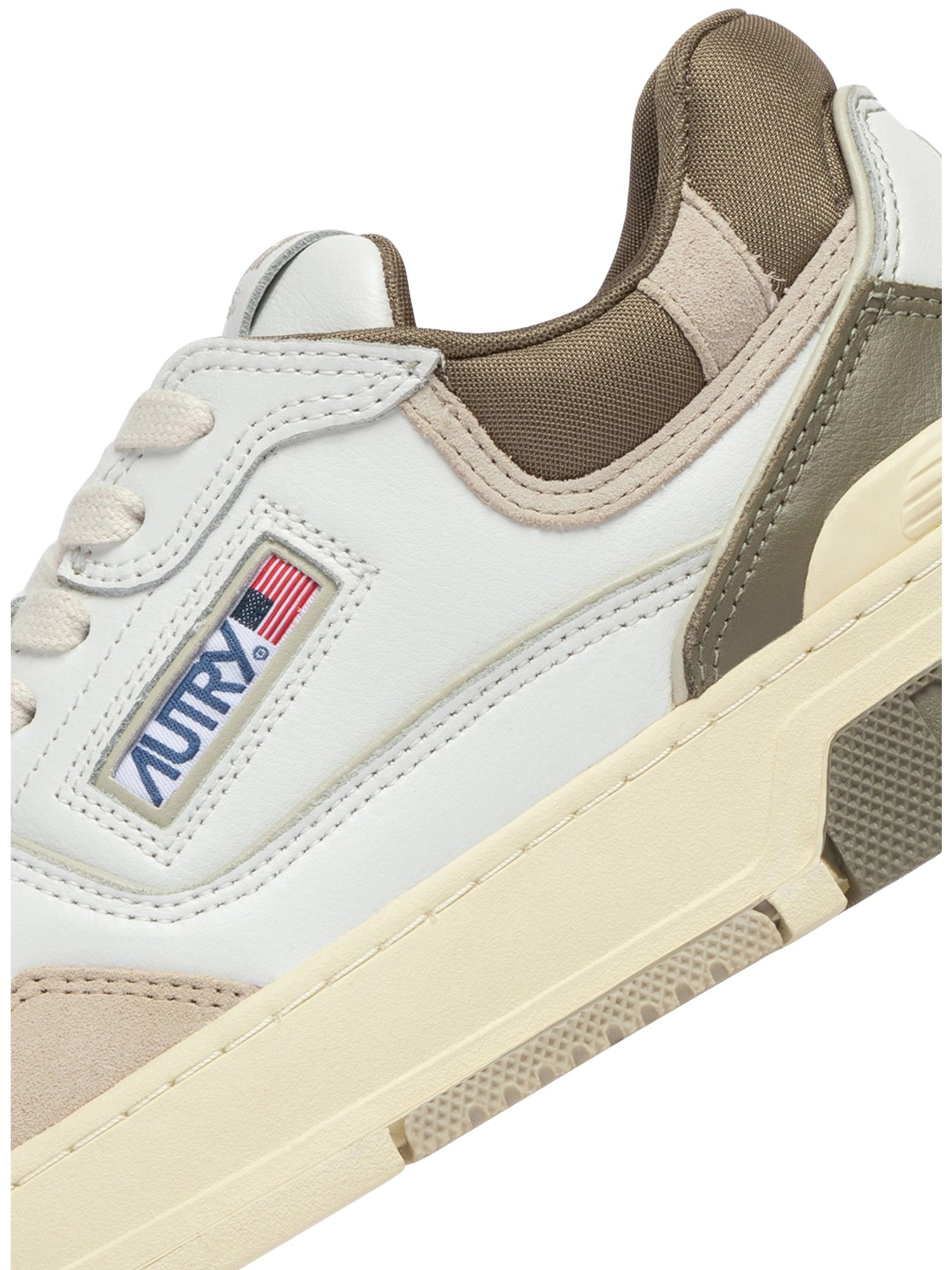 Autry Clc Low Sneaker Herren beige/grün Bild 4