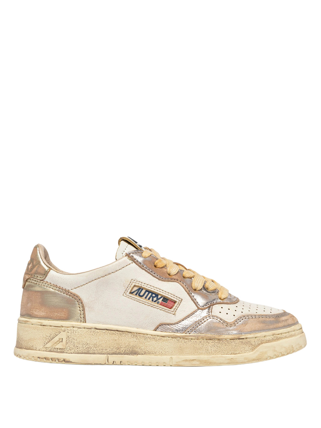 Autry Medalist Low Super Vintage Sneaker Damen silber silber Bild 1