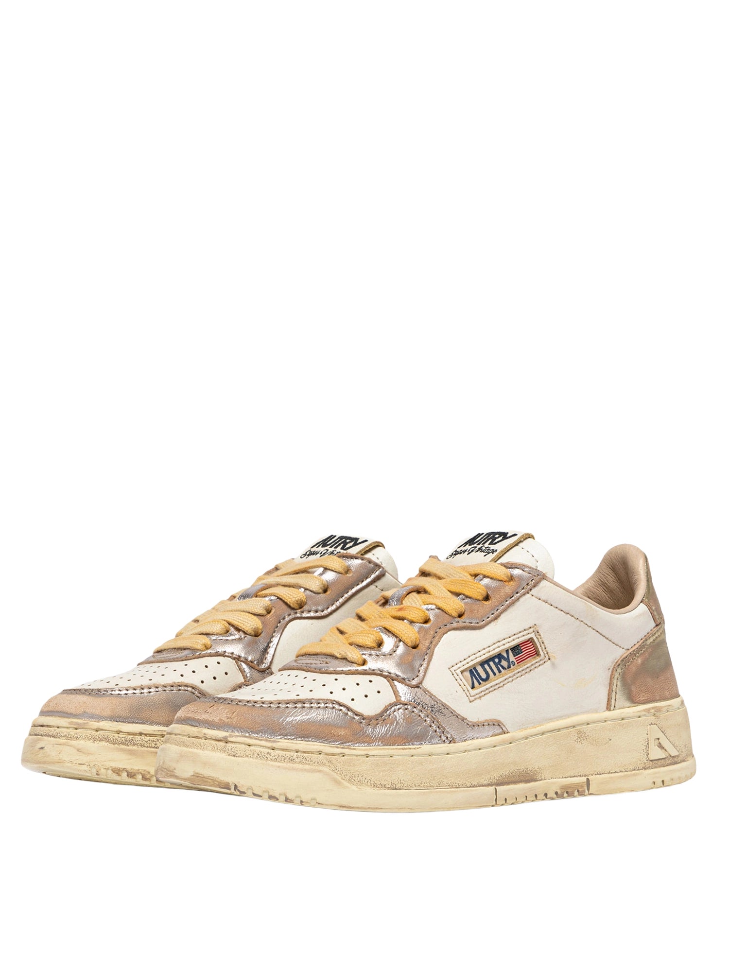 Autry Medalist Low Super Vintage Sneaker Damen silber silber Bild 2
