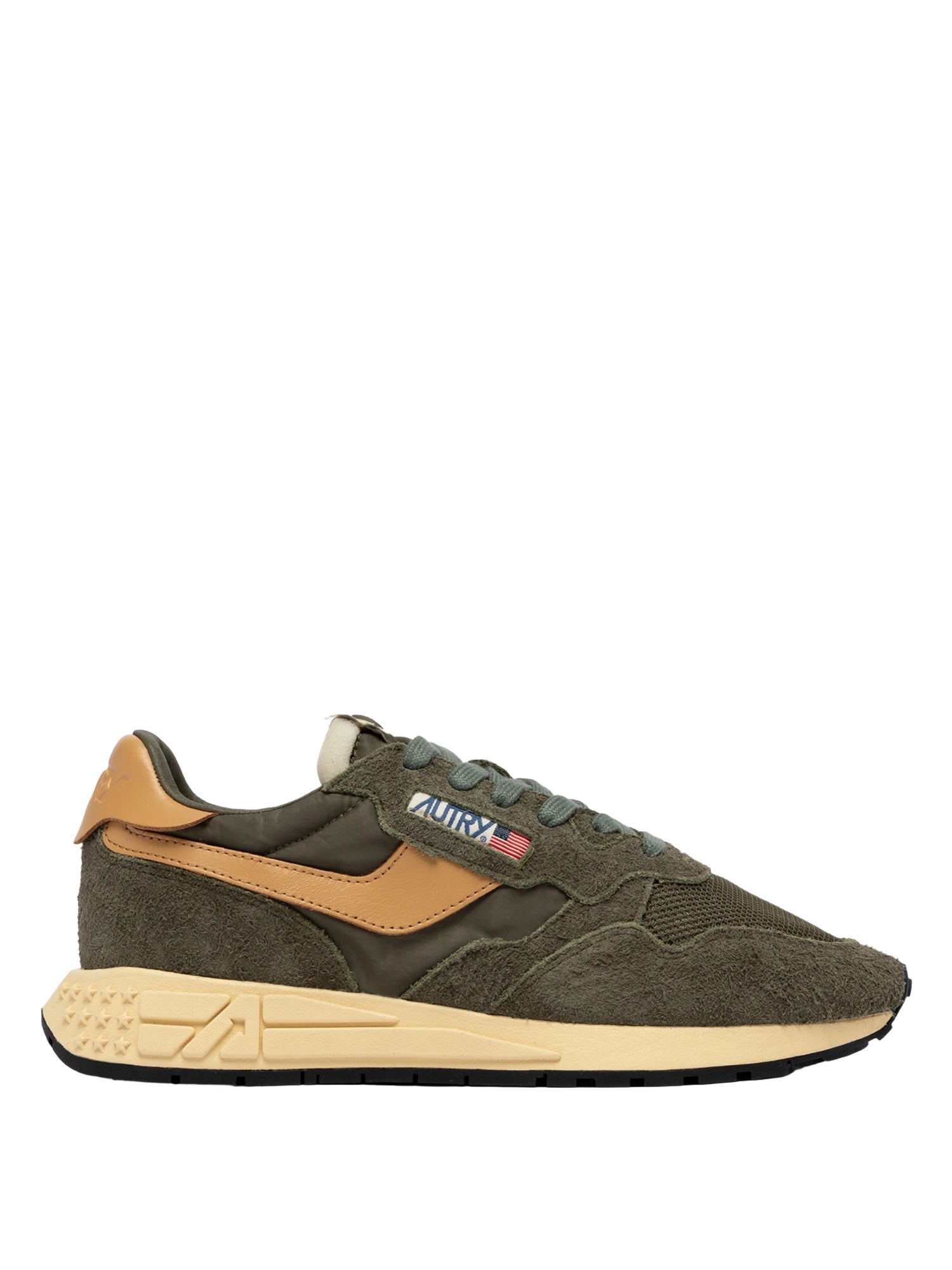 Autry Reelwind Low Sneaker Herren beige/grün beige/grün Bild 1