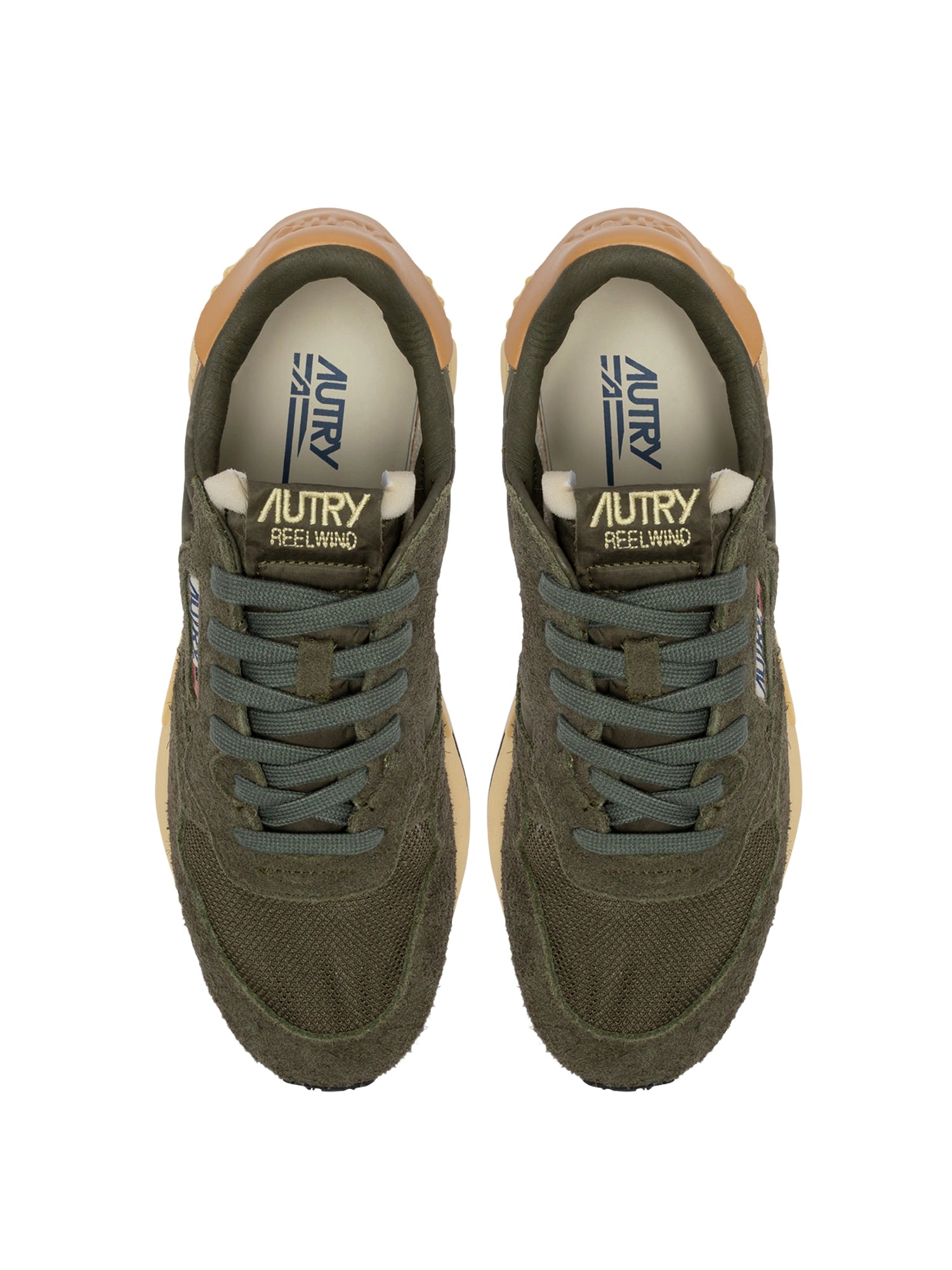 Autry Reelwind Low Sneaker Herren beige/grün beige/grün Bild 3