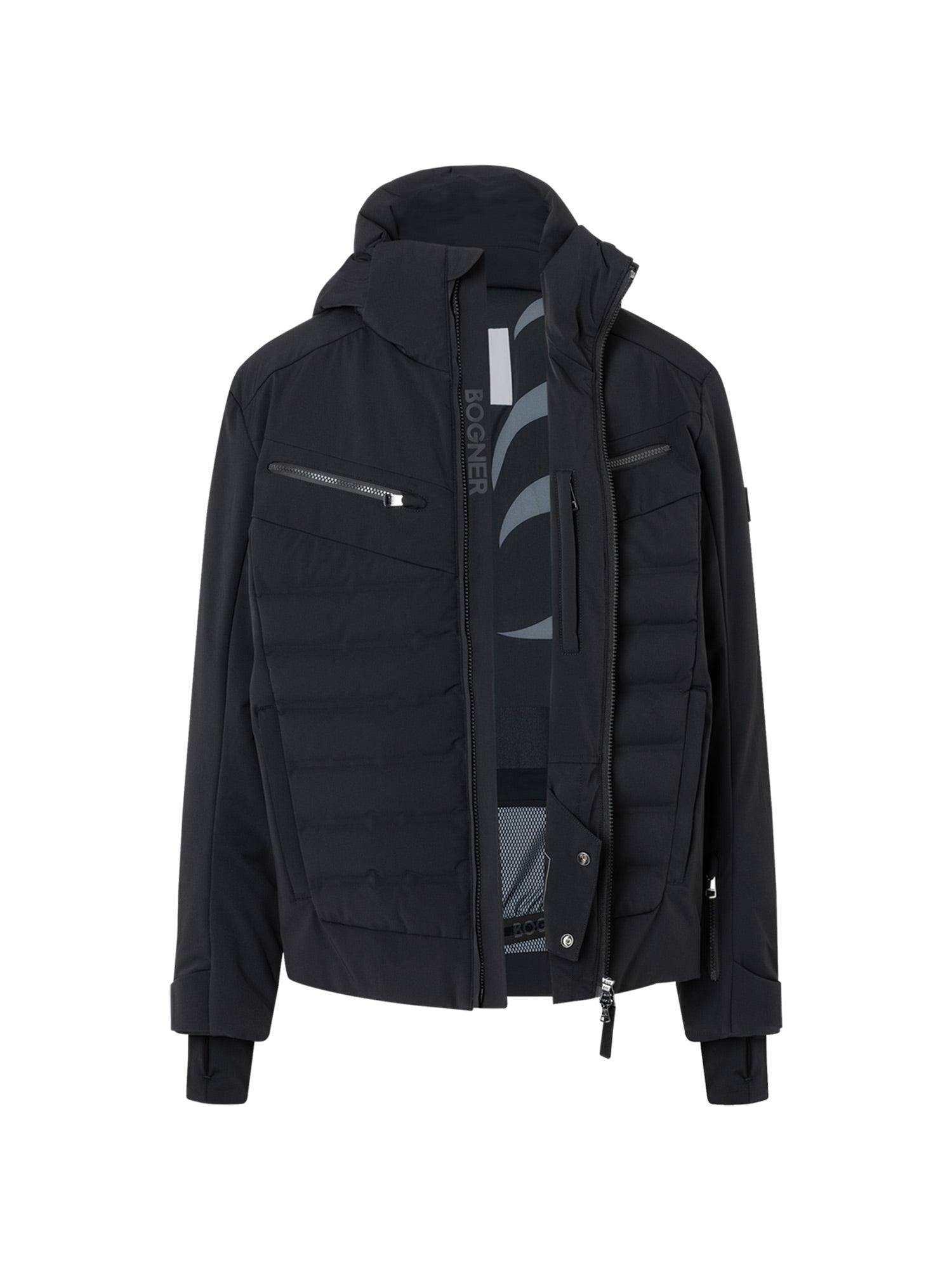 Bogner Feliks Skijacke Herren schwarz schwarz Bild 2