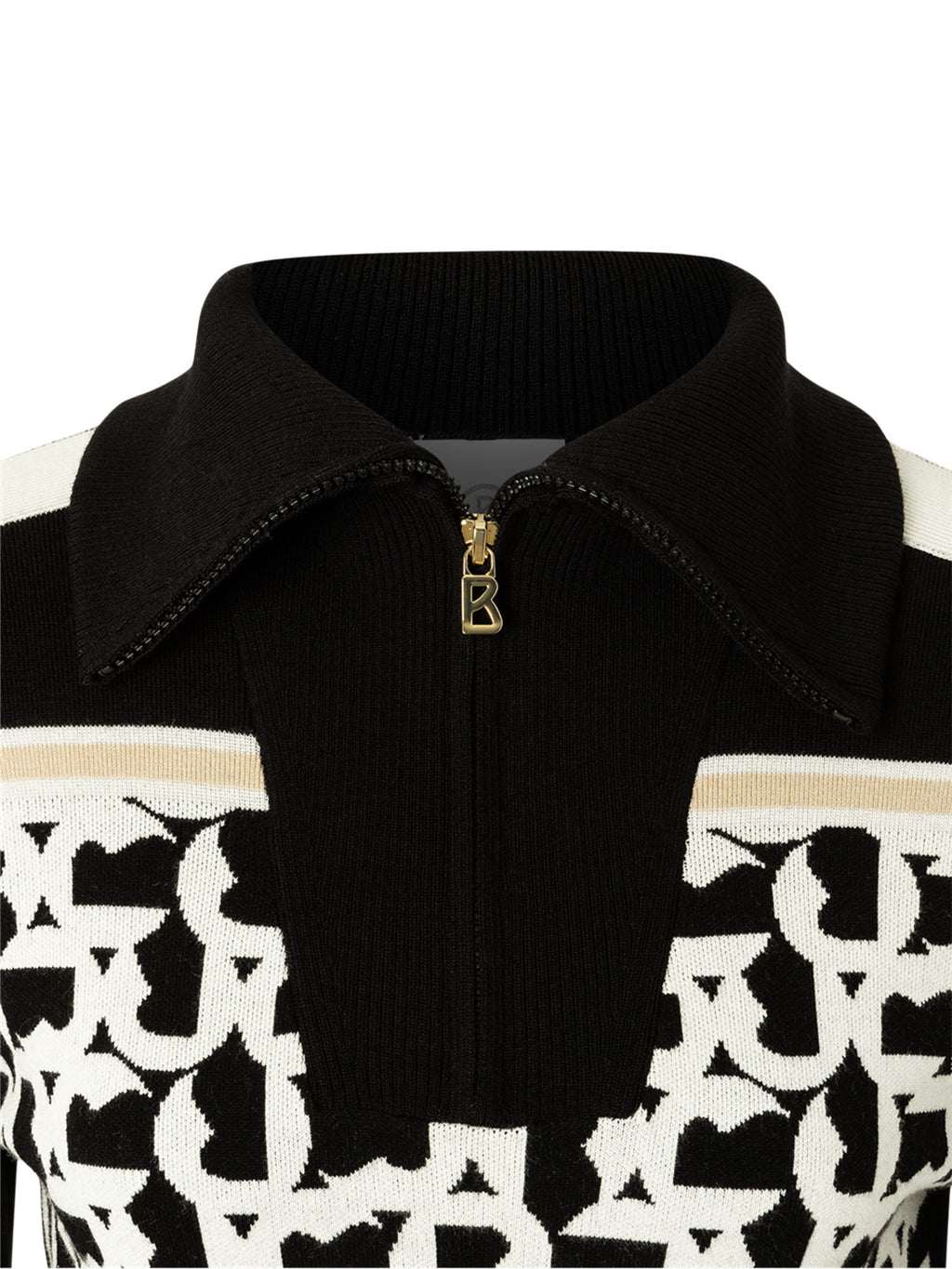 Bogner Gine Skipullover Damen shwarz/weiss schwarz/weiss Bild 2