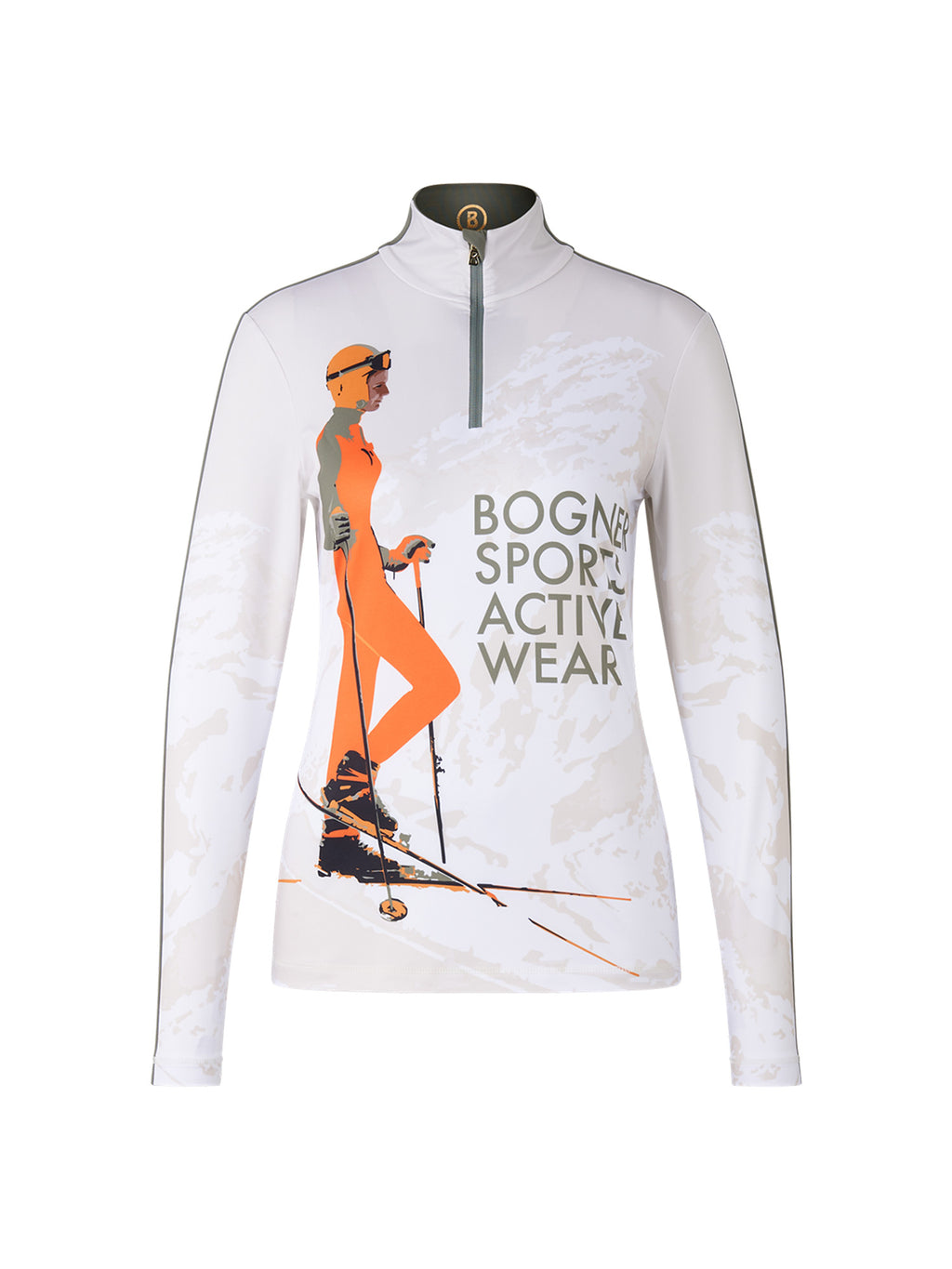 Bogner Julina Baselayer Damen beige/grün beige/grün Bild 1