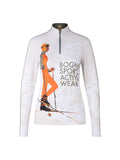 Bogner Julina Baselayer Damen beige/grün beige/grün Bild 1