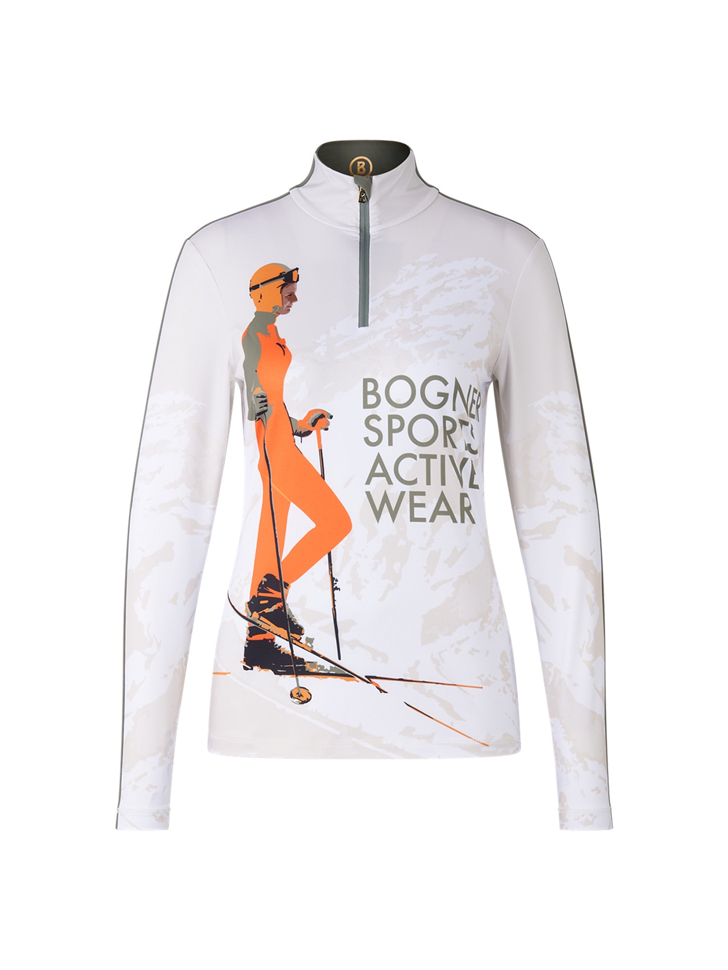 Bogner Julina Baselayer Damen beige/grün beige/grün Bild 1