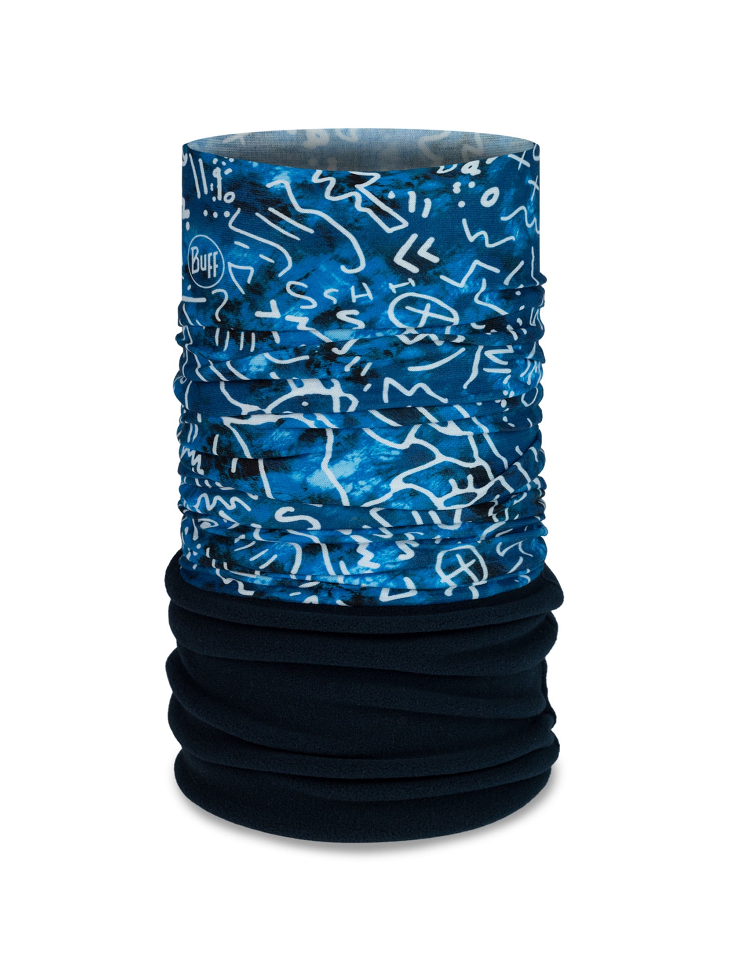 Buff Junior Polar Buff® Schal Kinder schwarz/blau Bild 1