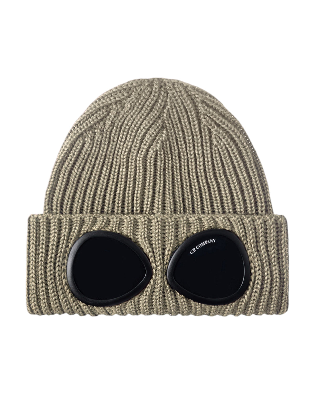 C.P. Company Merino Goggle Herren-Beanie grau Bild 1