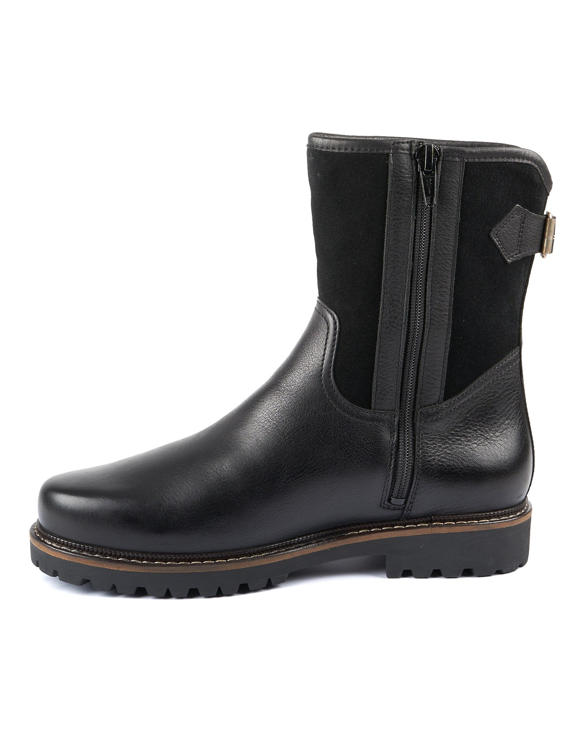 Dirndl & Bua 6042 PANIOLO/VELOUR Herren-Winterstiefeletten schwarz Bild 3