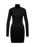 Drykorn Lorelia mit Glitzergarn Strickkleid Damen schwarz schwarz Bild 1