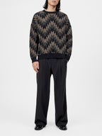 Drykorn Neelio Strickpullover Herren schwarz/braun schwarz/braun Bild 3