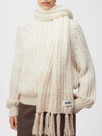 Drykorn Risha Schal Damen Off-White Bild 2
