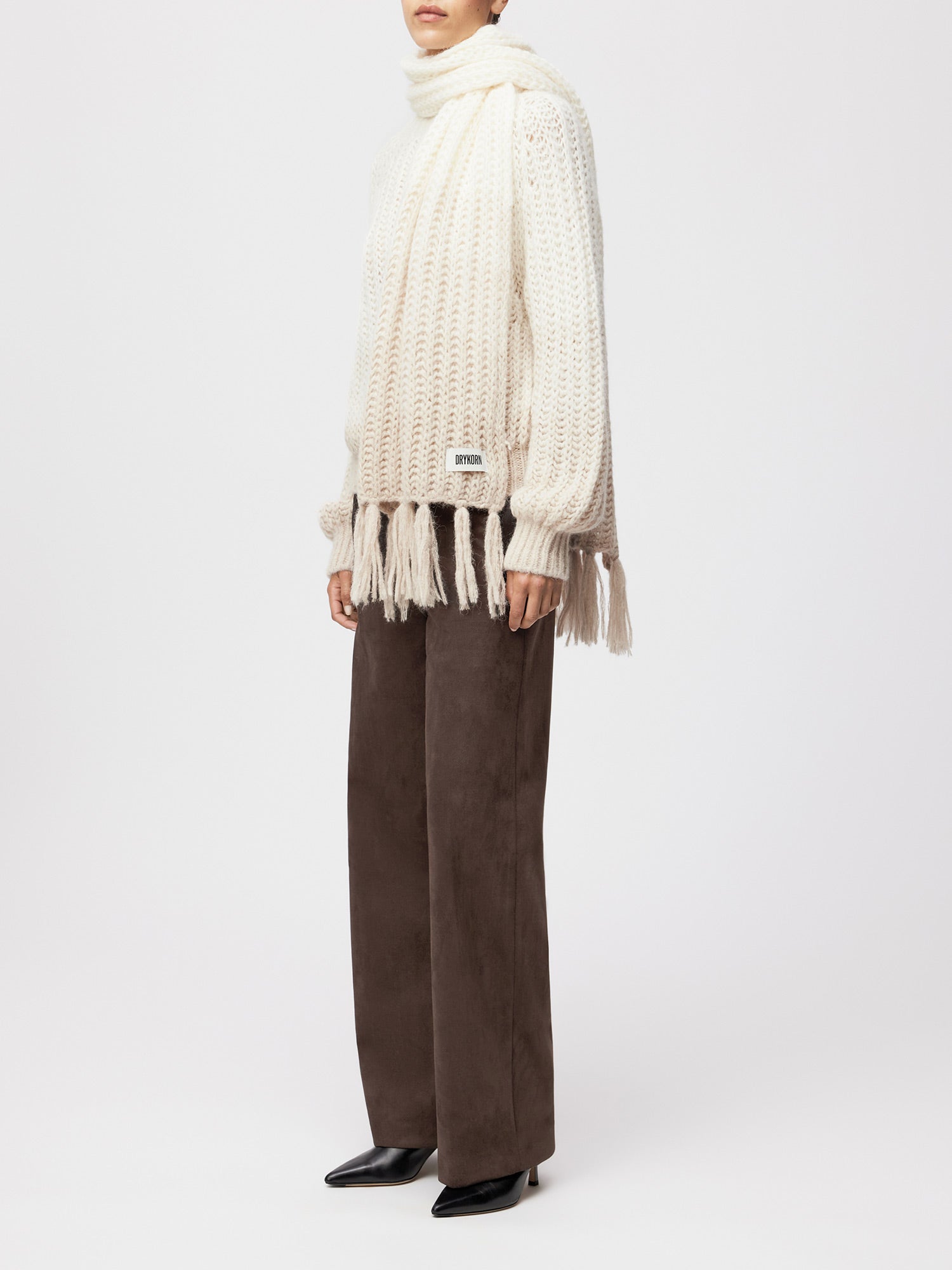 Drykorn Risha Schal Damen Off-White Bild 3