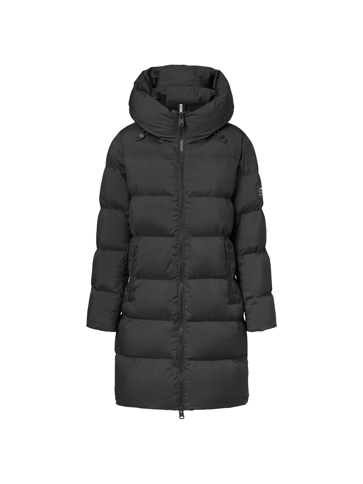 Ecoalf Manlie Mantel Damen schwarz Bild 1