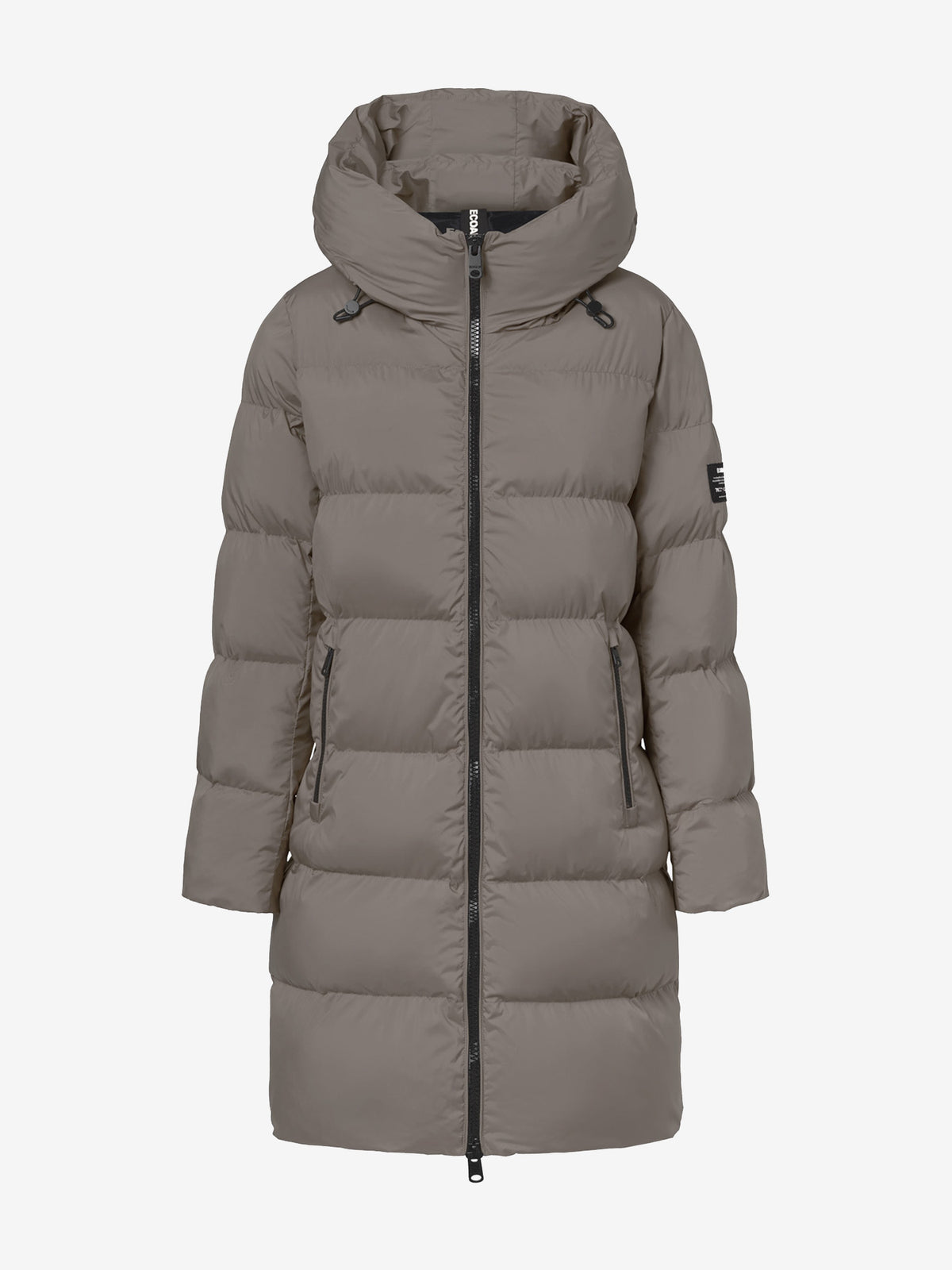 Ecoalf Manlie Mantel Damen schwarz Bild 2