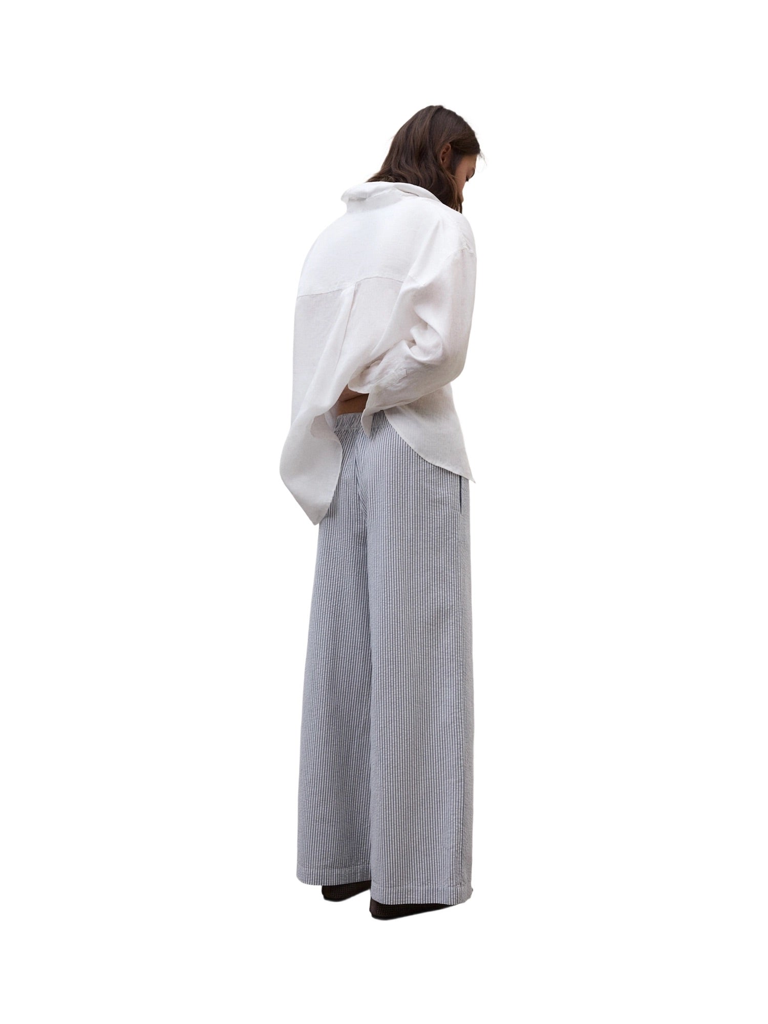 Ecoalf Moss Hose Damen dunkelblau/weiss dunkelblau/weiss Bild 2