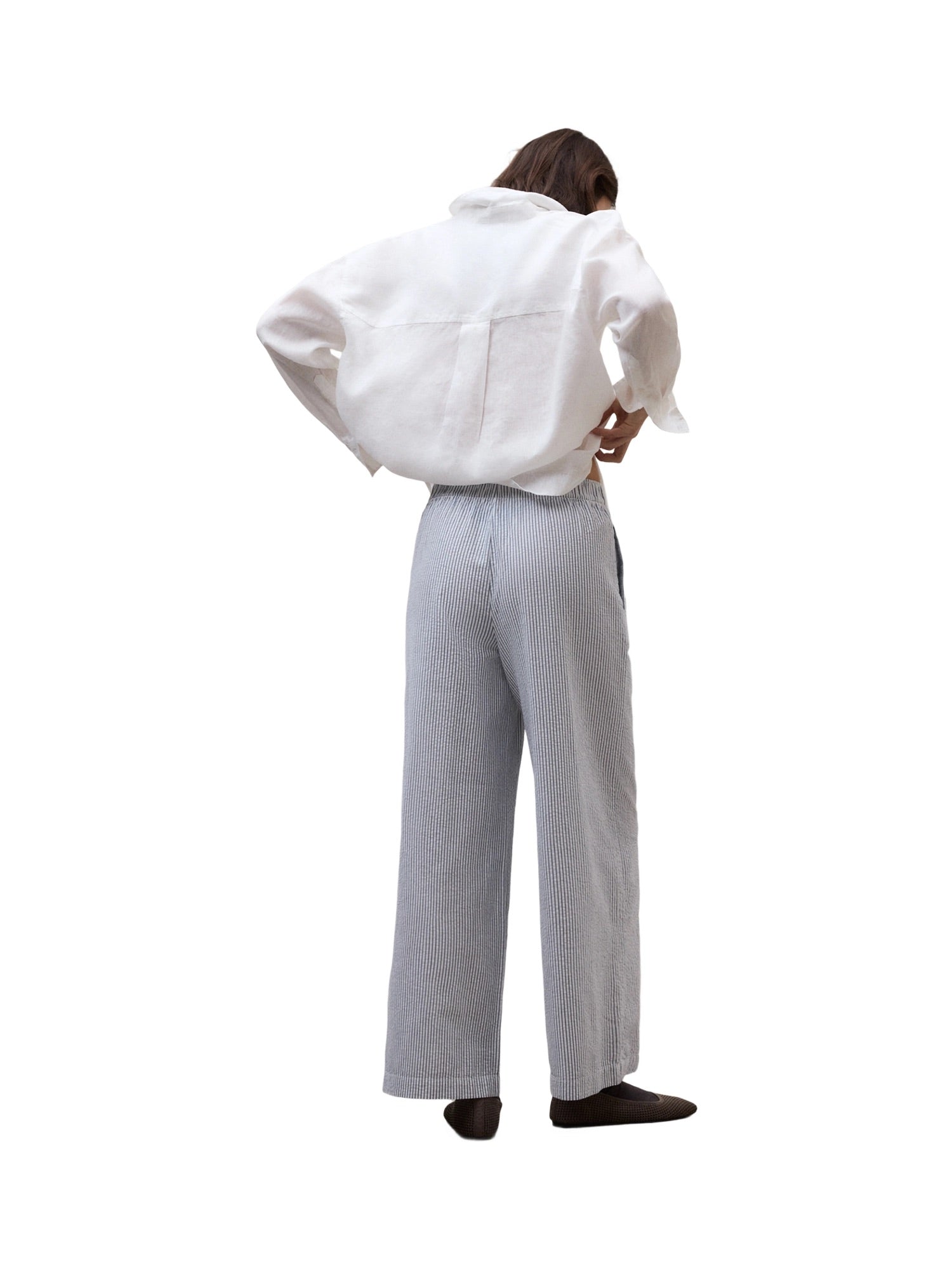 Ecoalf Moss Hose Damen dunkelblau/weiss dunkelblau/weiss Bild 3
