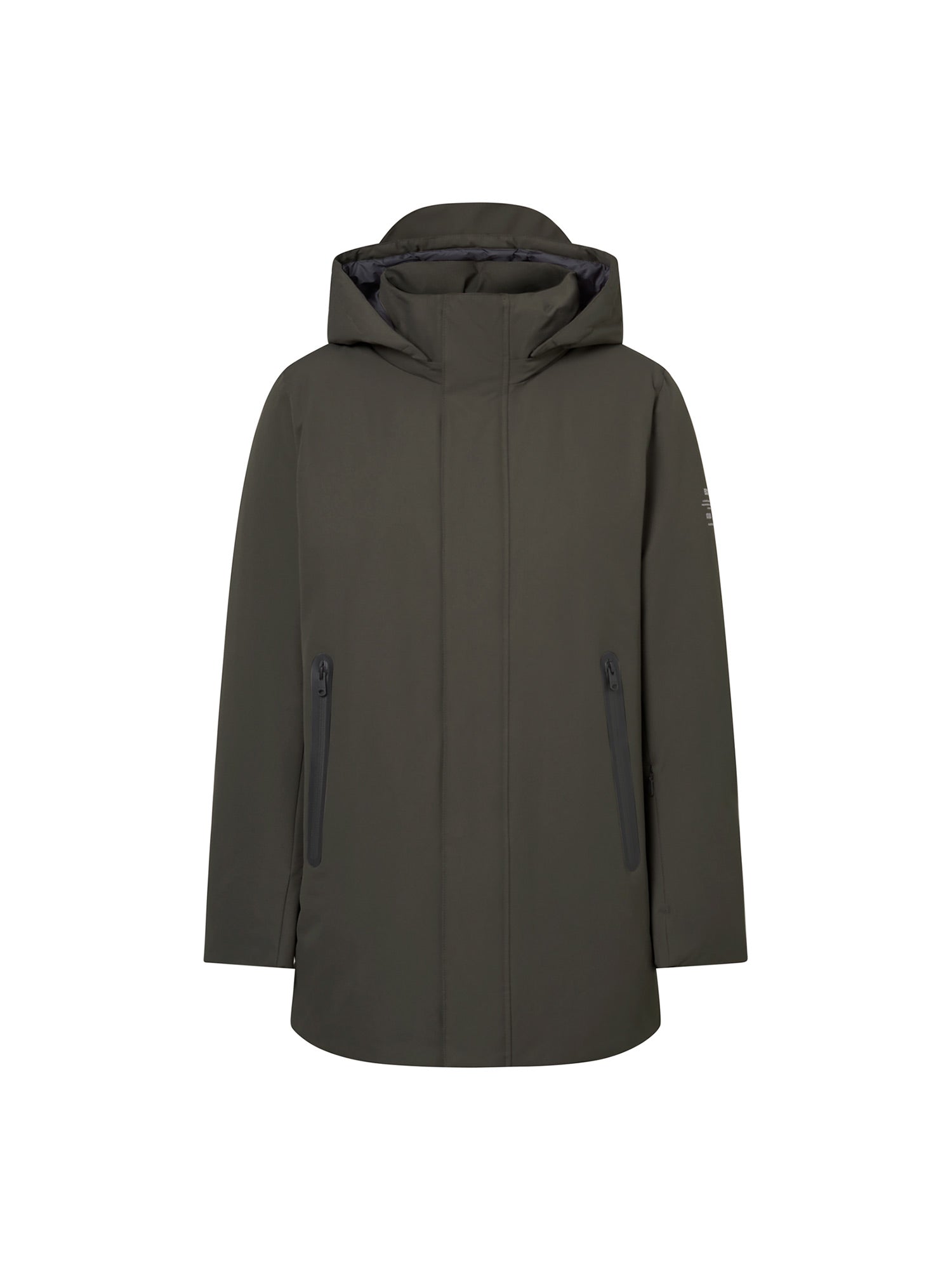 Ecoalf Parko Mantel Herren schwarz schwarz Bild 2