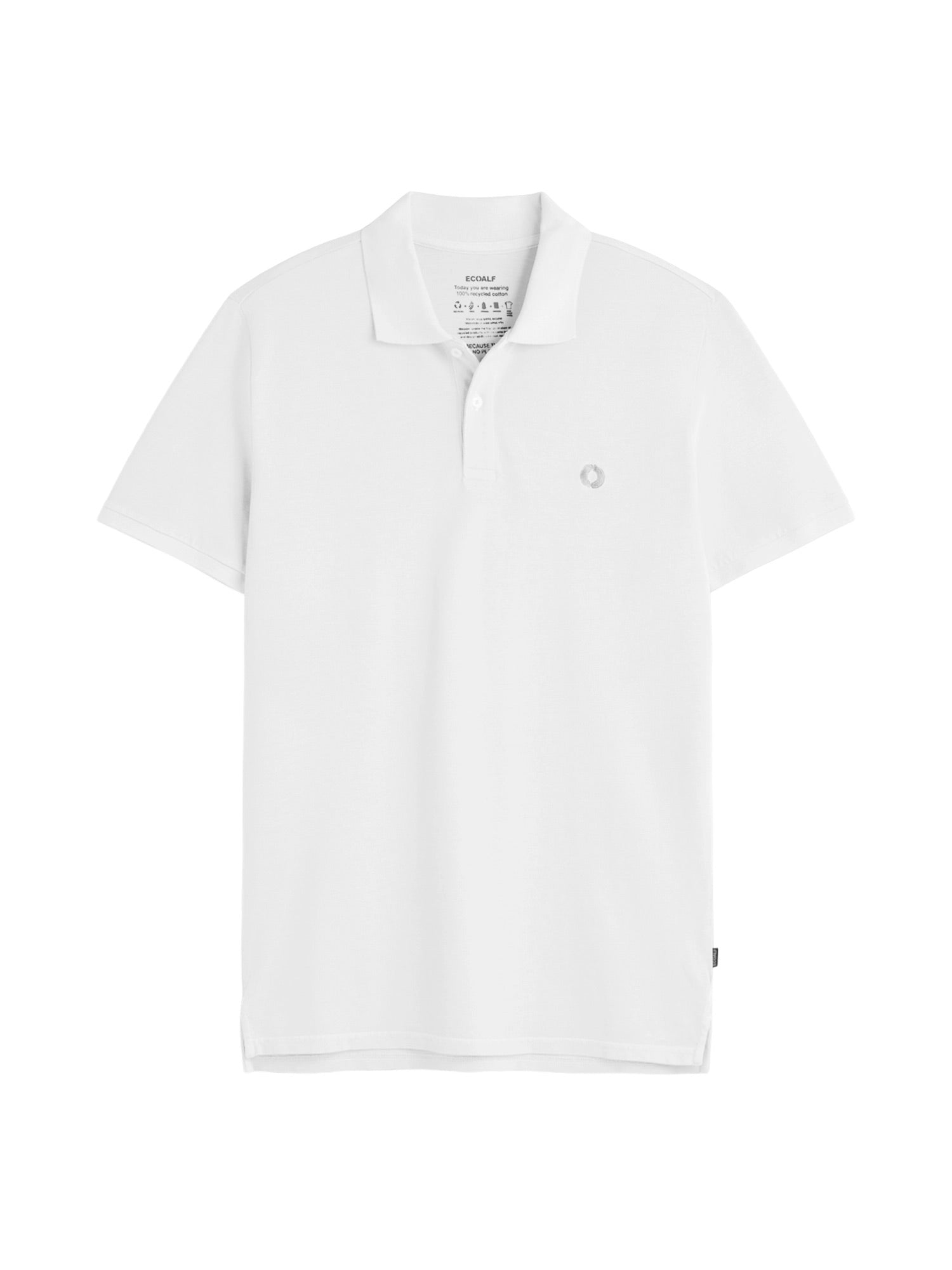 Ecoalf Tedan Polo T-Shirt Herren weiss Bild 1
