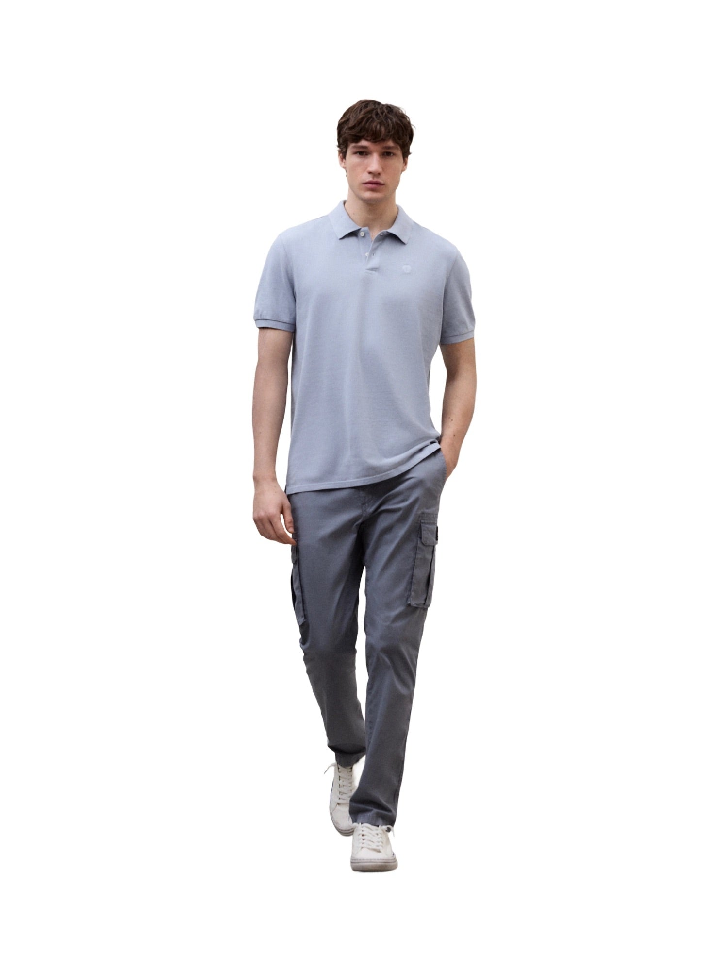 Ecoalf Tedan Polo T-Shirt Herren weiss Bild 6