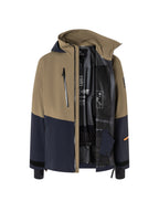 Fire+Ice Paro Hard-Shelljacke Herren dunkelblau/olive dunkelblau Bild 2