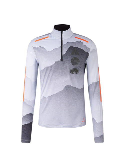 Fire+Ice Pascal Baselayer Herren orange/grau orange/grau Bild 1