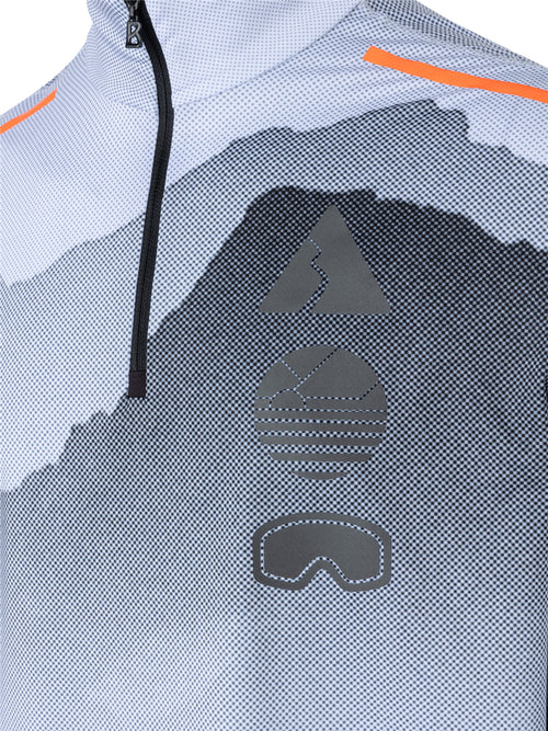 Fire+Ice Pascal Baselayer Herren orange/grau orange/grau Bild 2